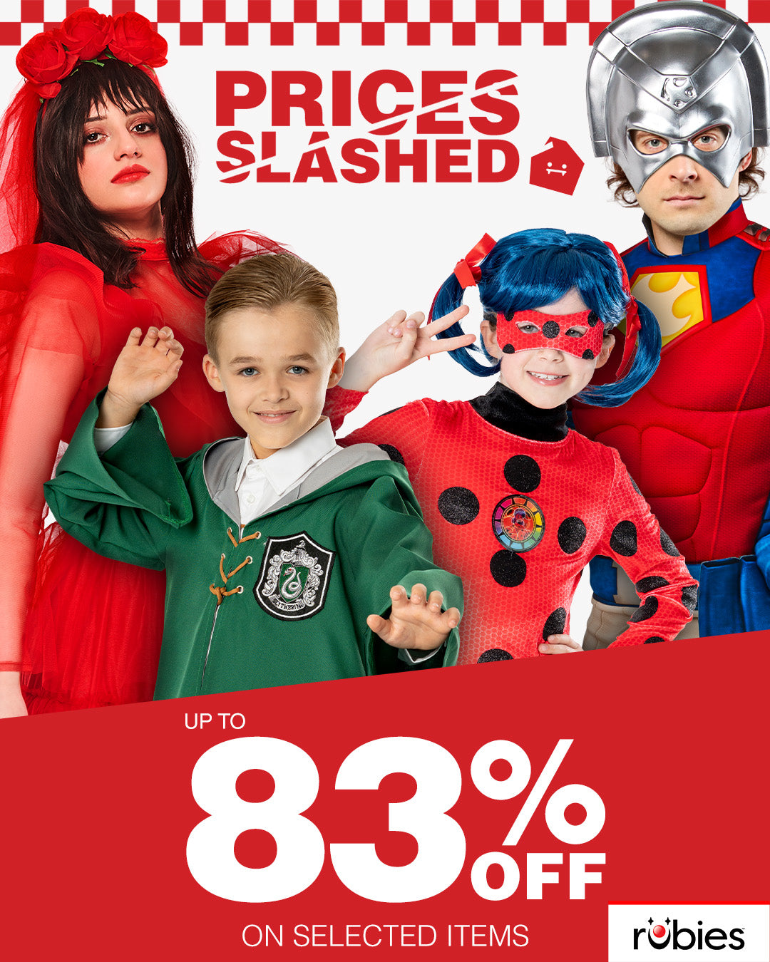 New Lower Prices Licensed Costumes
