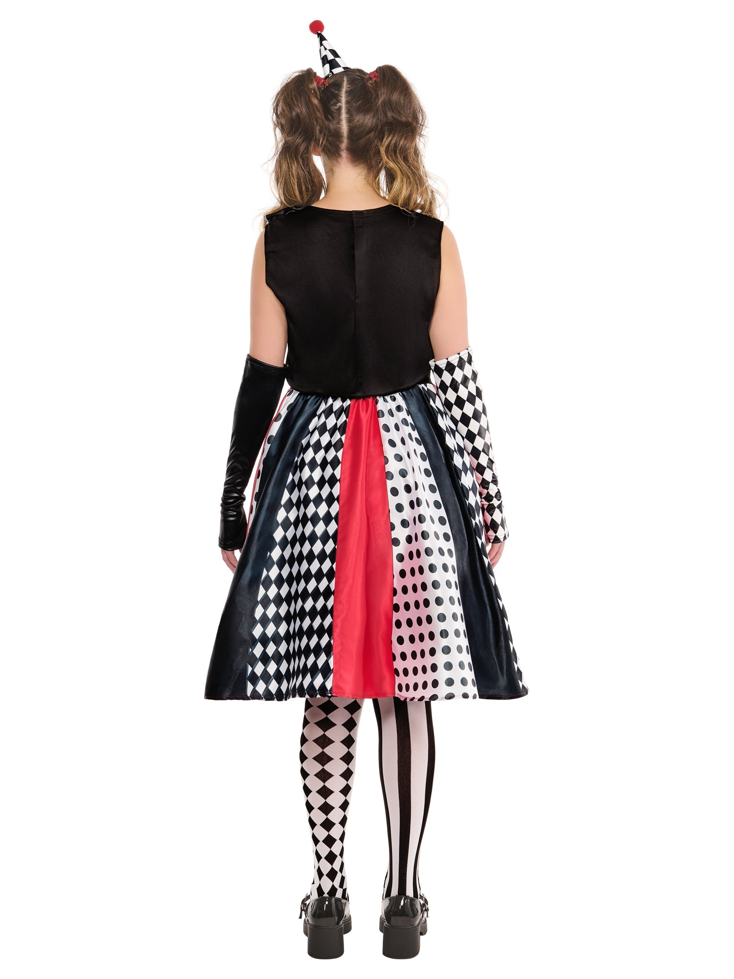Monochrome Clown Dress