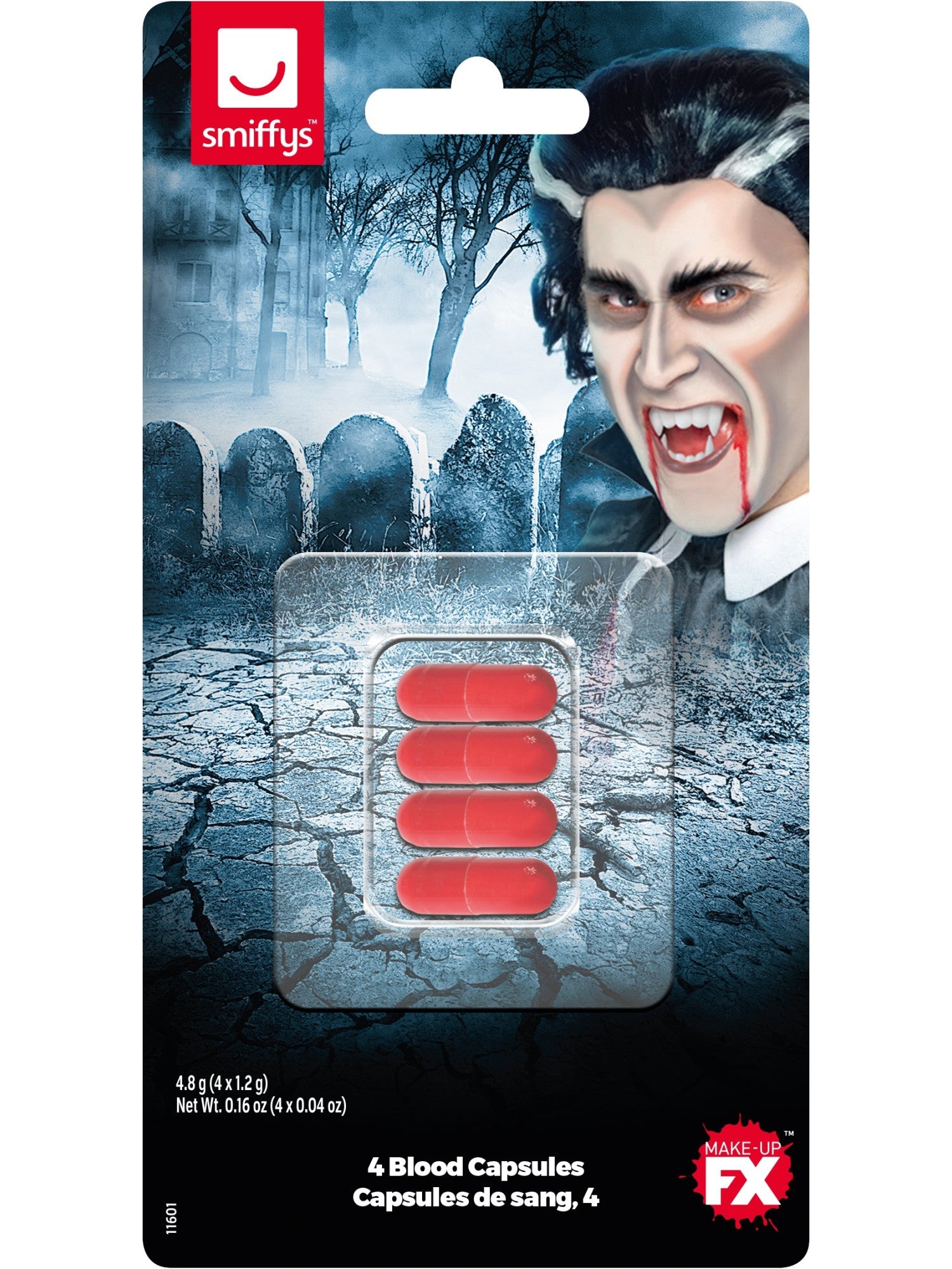 Smiffys Make-Up FX, Blutkapseln, rot