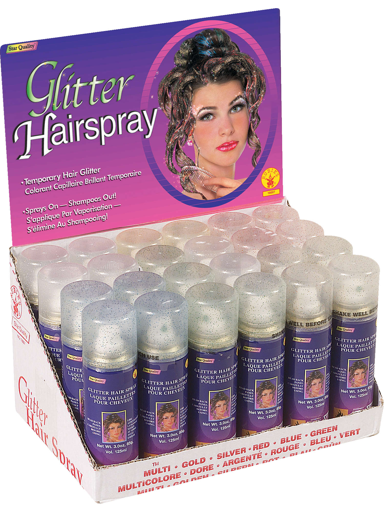 Hairspray Glitter Display Kit x24