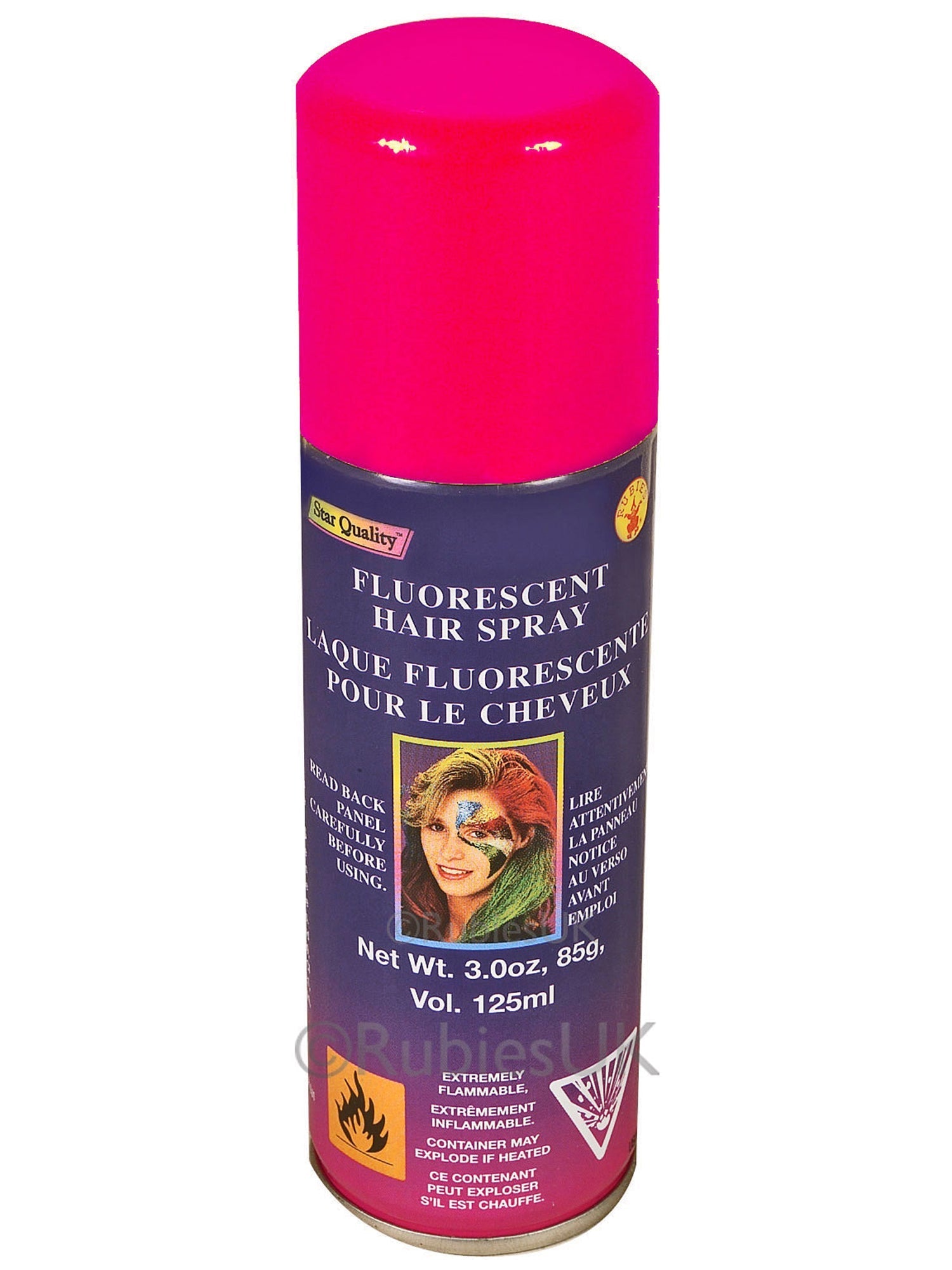Red Fluorescent Hairspray