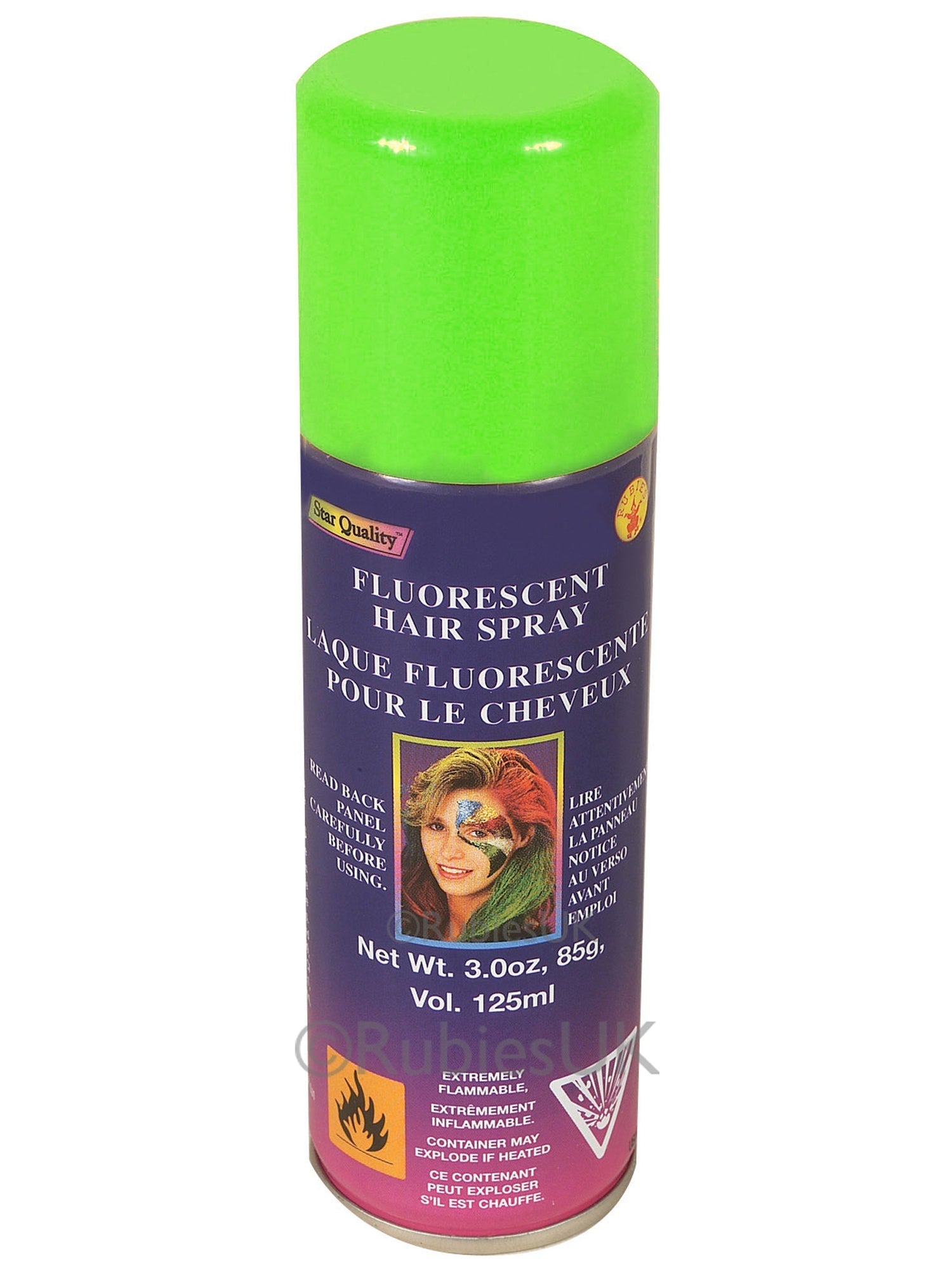 Green Flourescent Hairspray