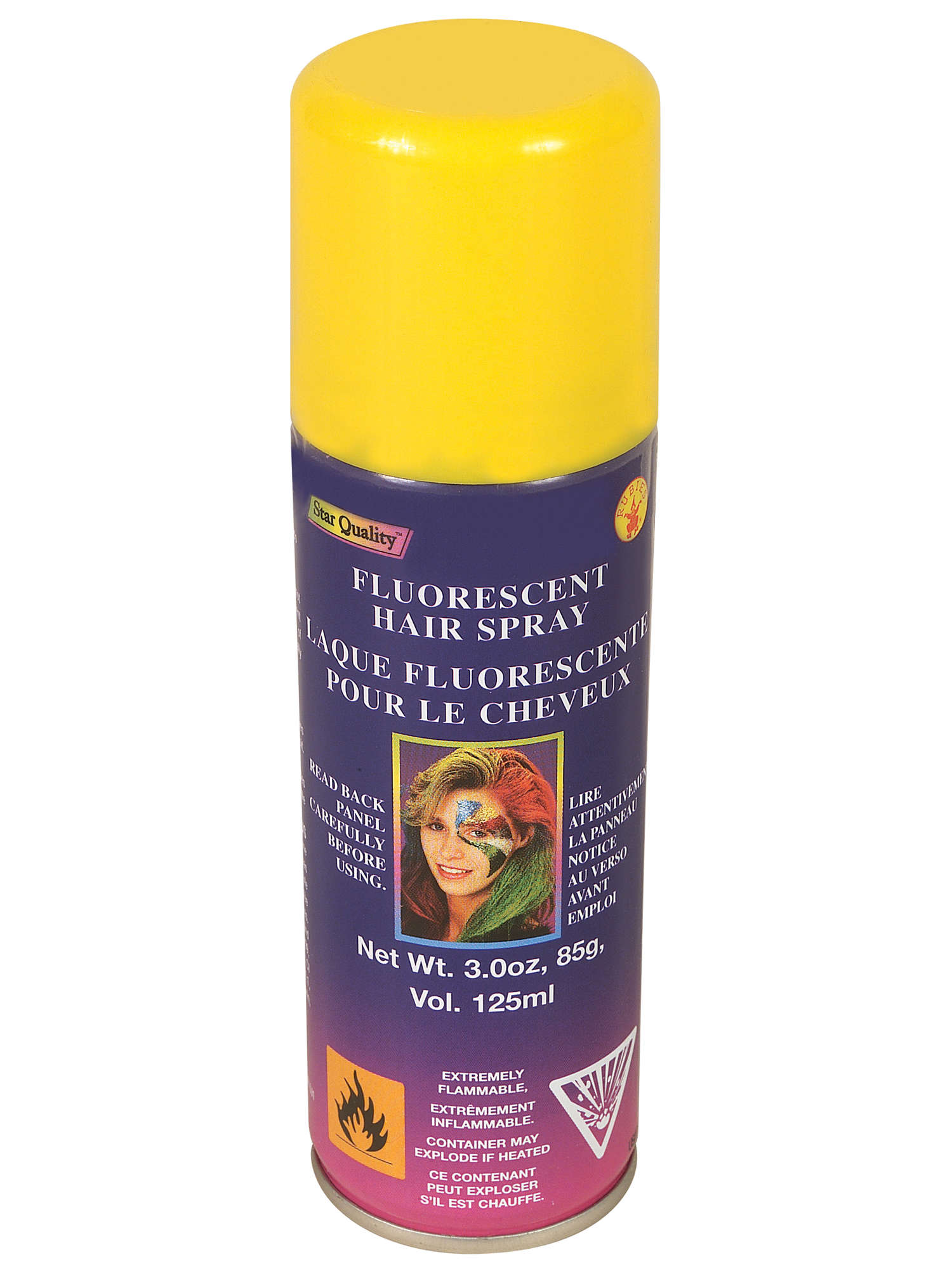 Yellow Fluorescent Hairspray