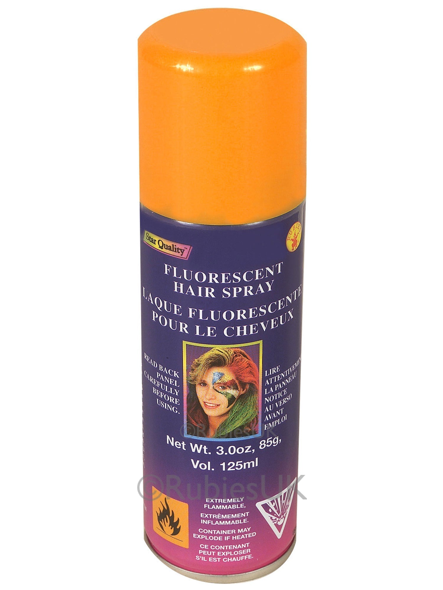 Orange Fluorescent Hairspray