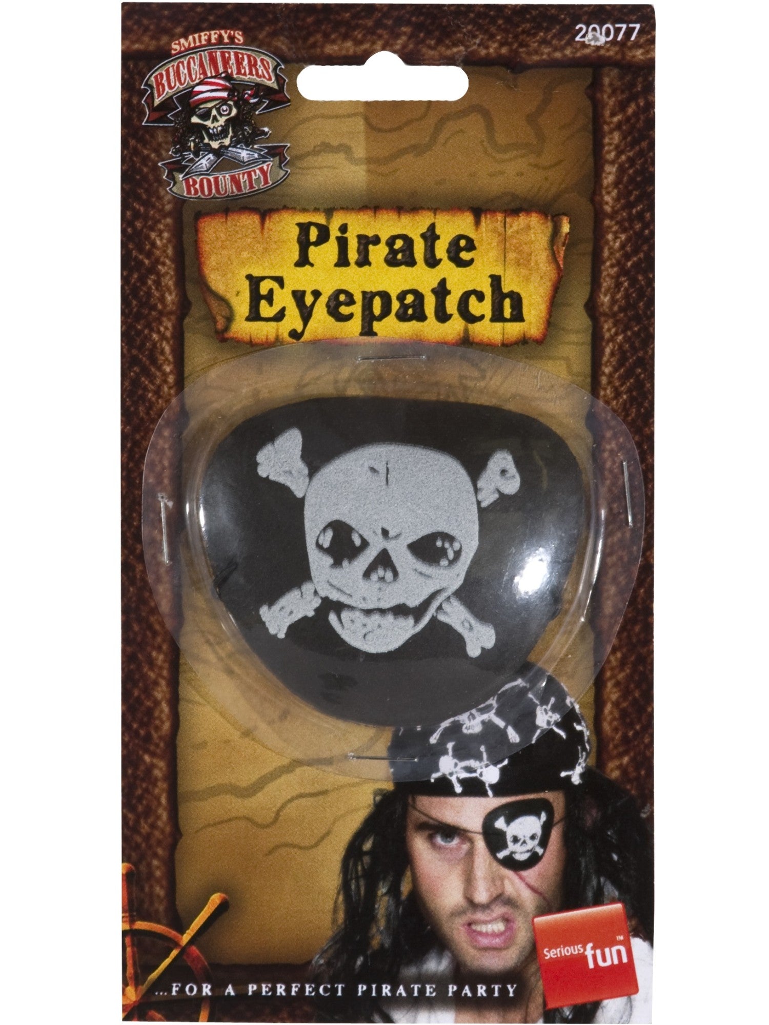 Pirate Eyepatch, Black & White
