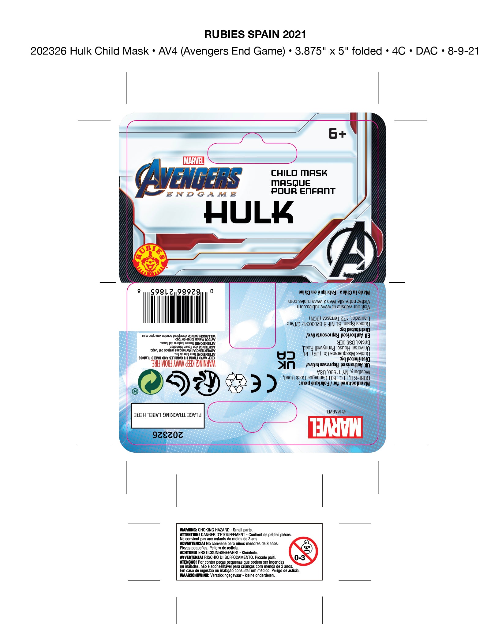 Hulk Half Mask