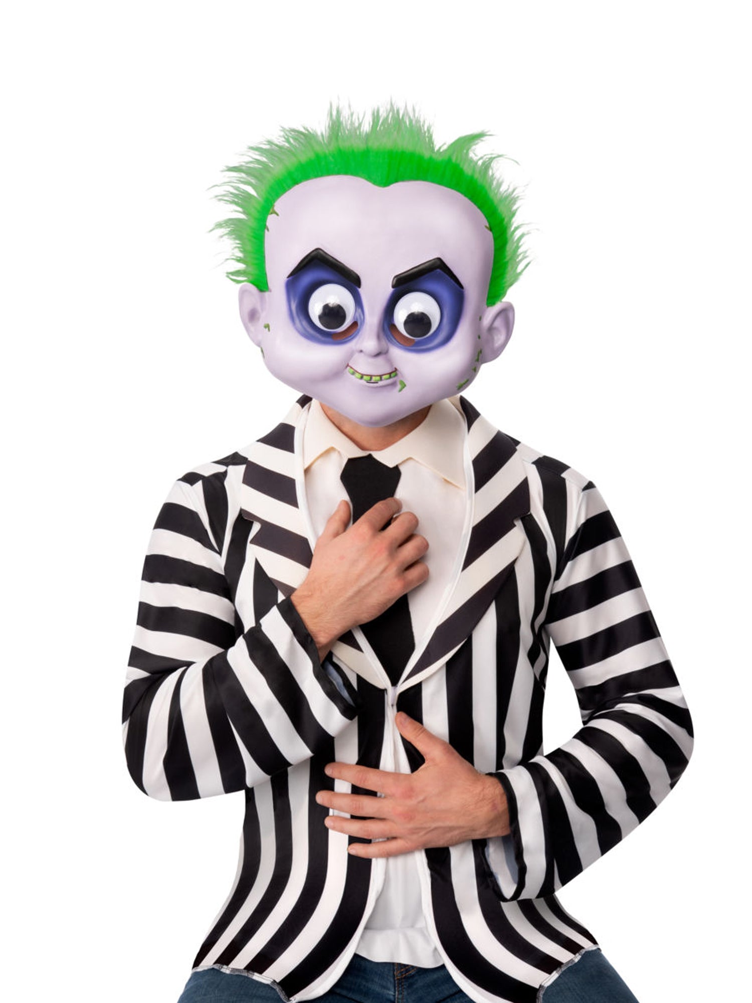 Beetlejuice Googly Eye Mask