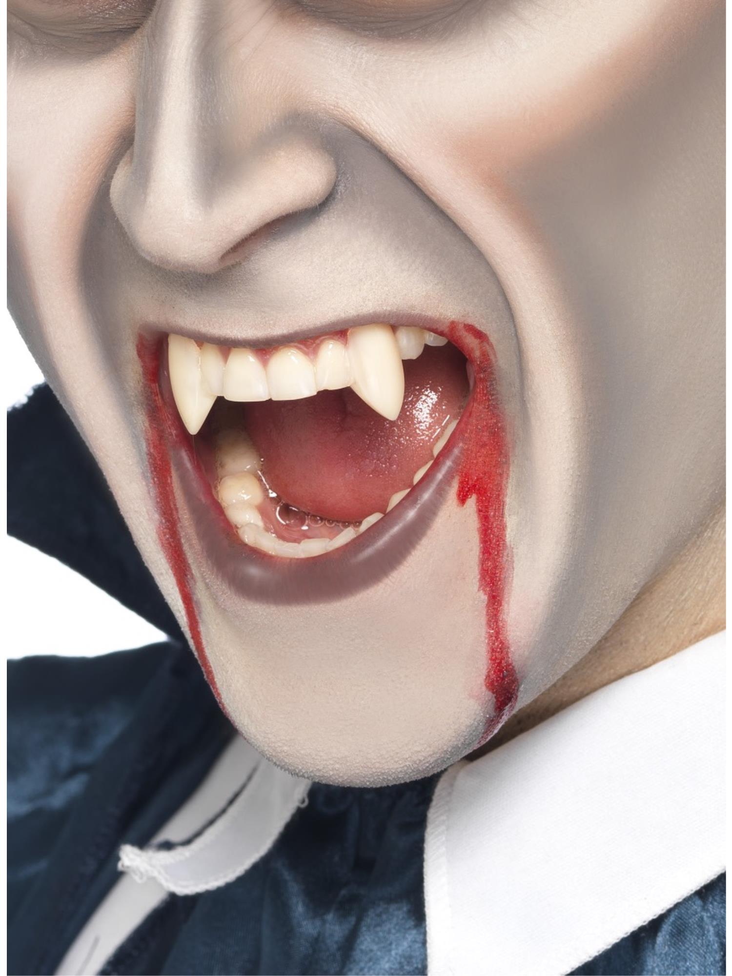 Smiffys Make-Up FX, Vampirzahn-Kappen, weiß