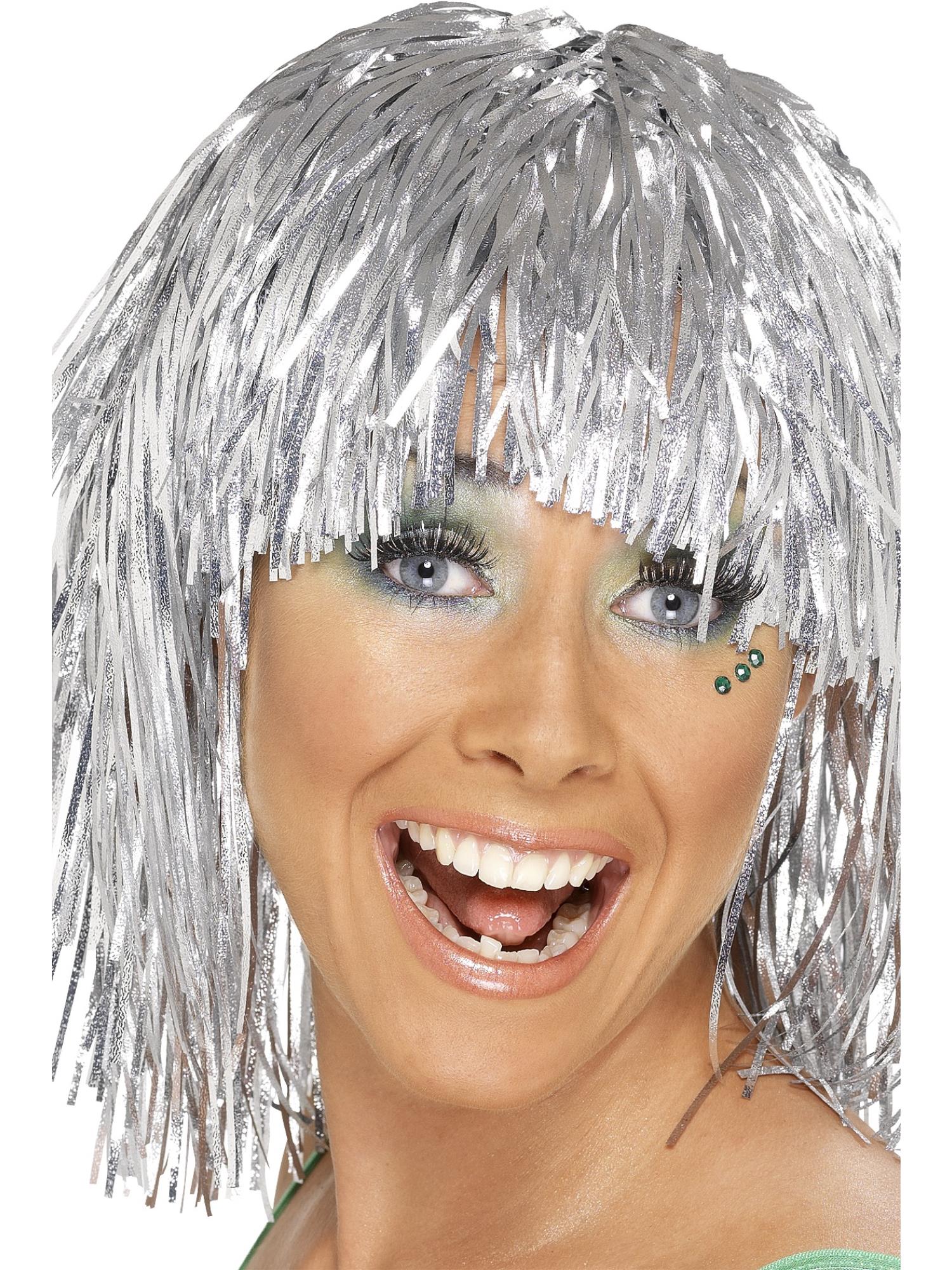 Cyber-Tinsel-Perücke