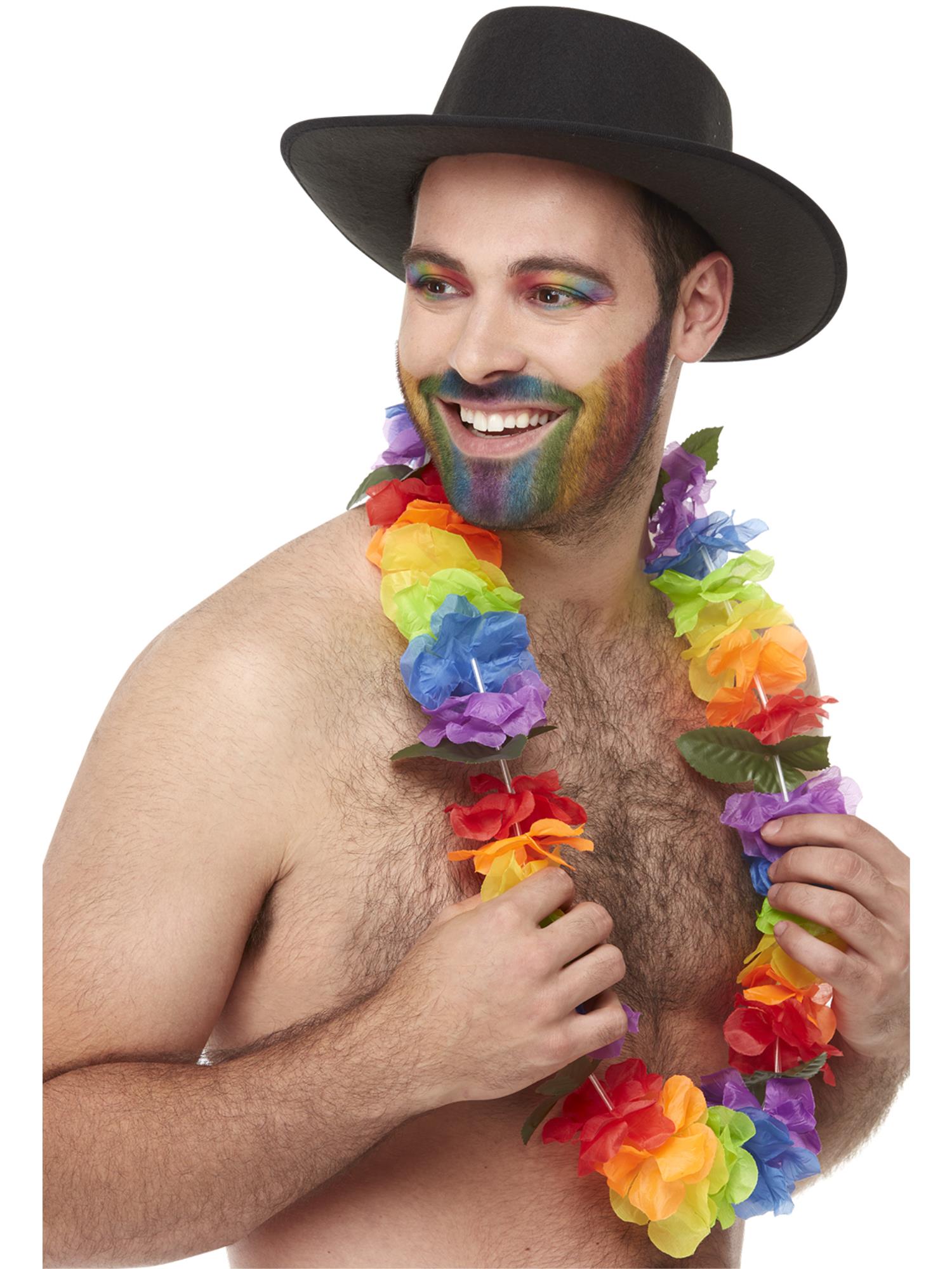 Leuchtender, großer Lei, Regenbogen
