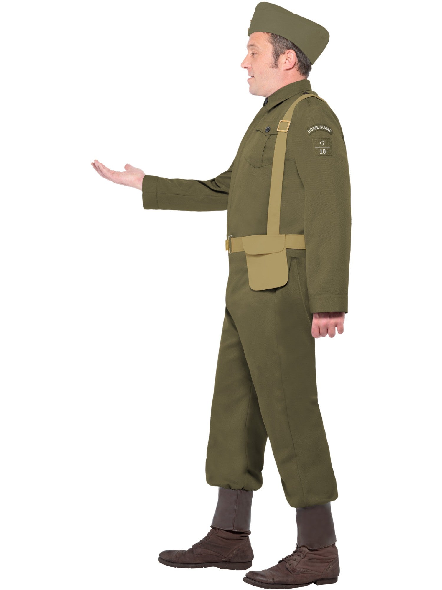 Kostüm eines Gefreiten der Home Guard aus dem Zweiten Weltkrieg, grün