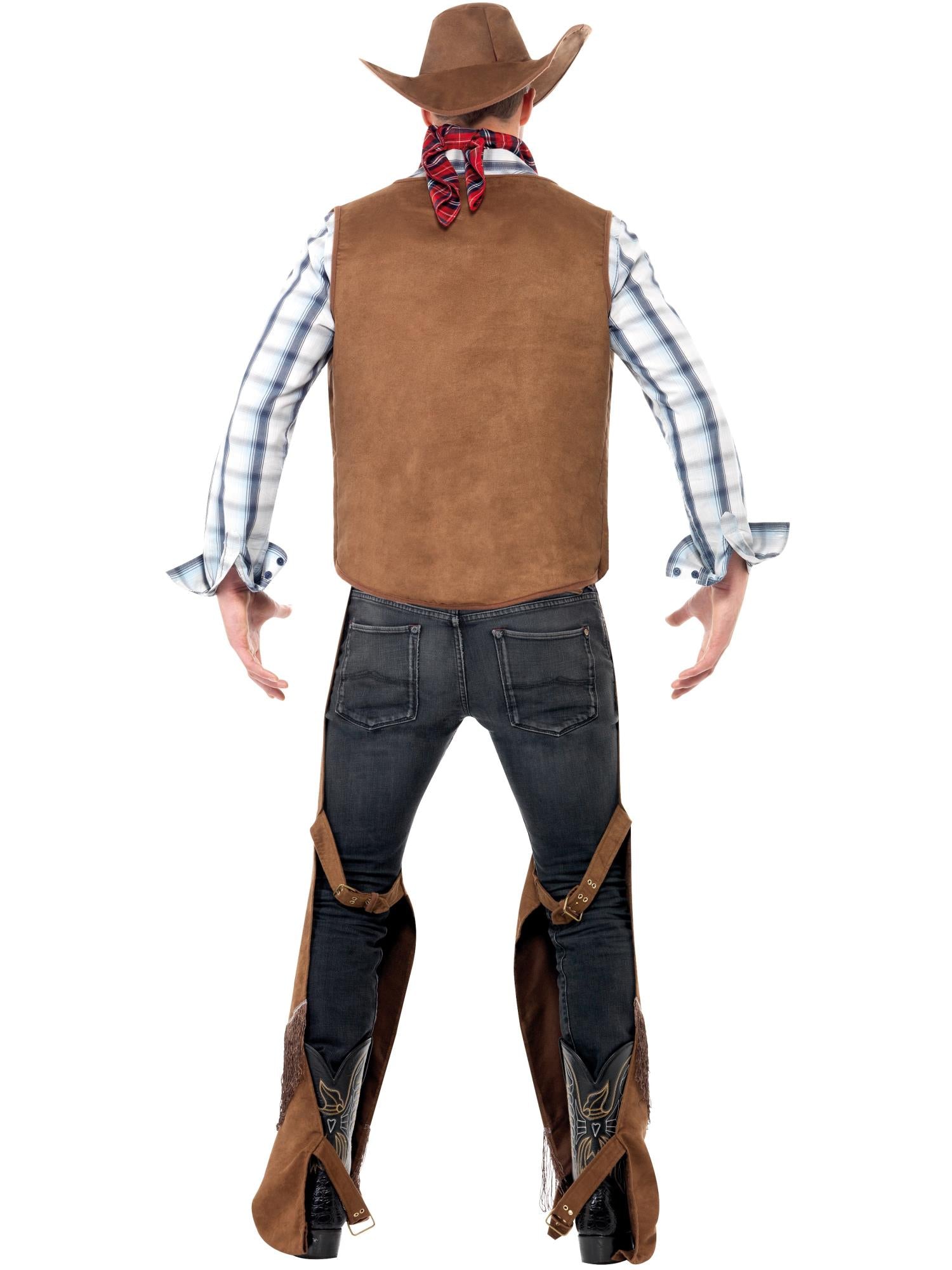 Fringe Cowboy Costume, Brown