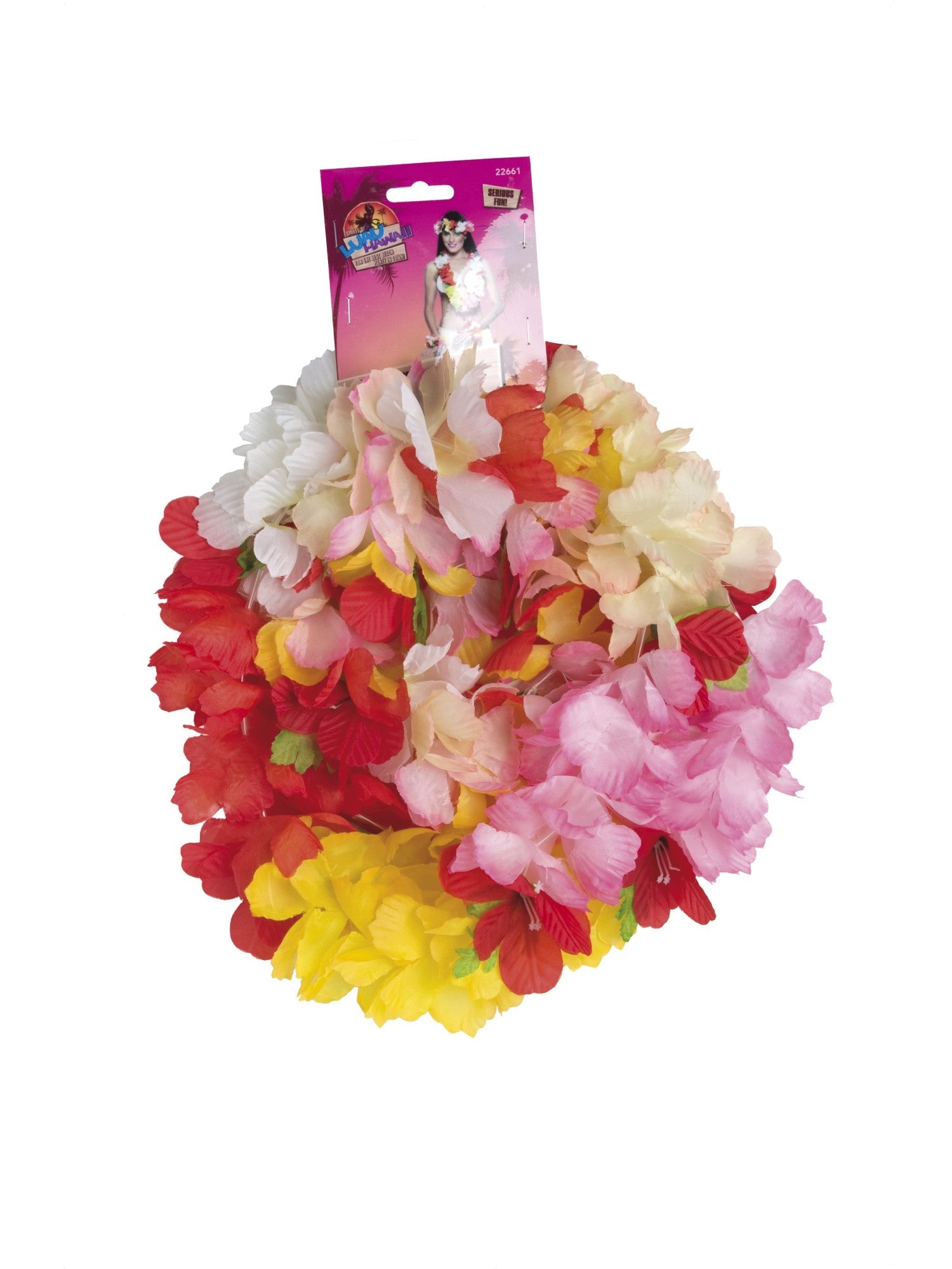 Luxe Hawaiiaanse set, veelkleurig