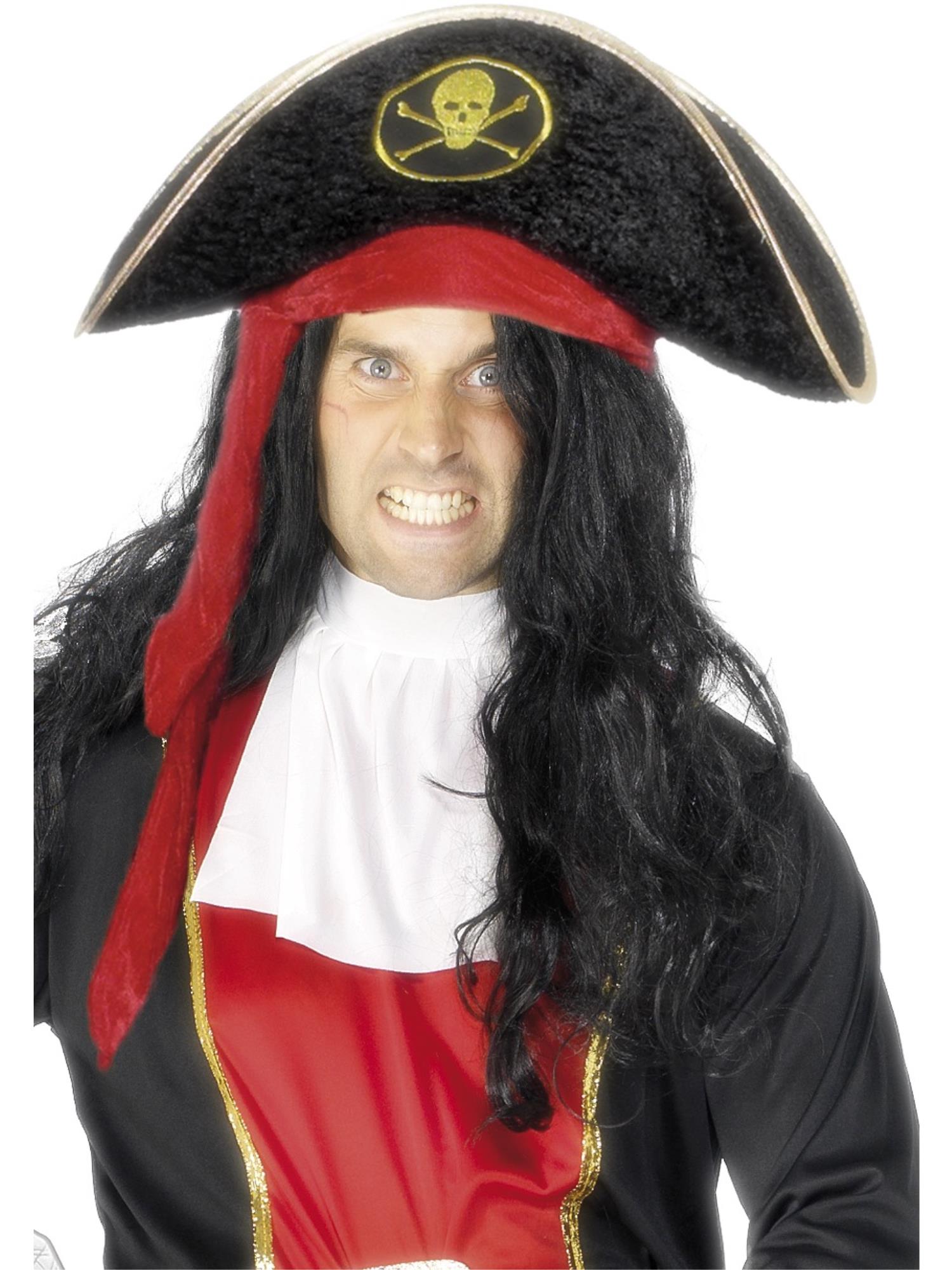 Piratenhut, schwarz