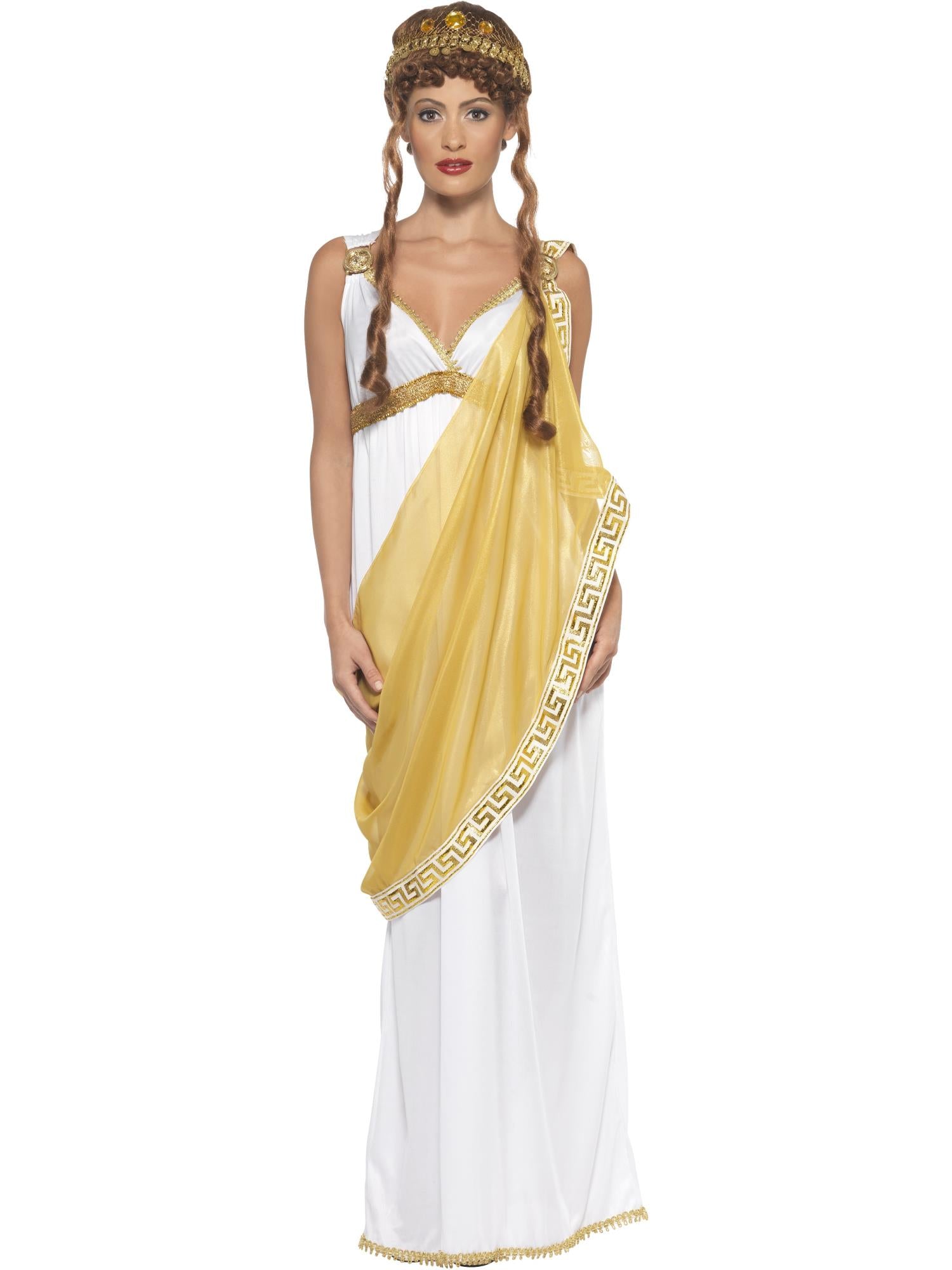 Helen of Troy Costume, White & Gold