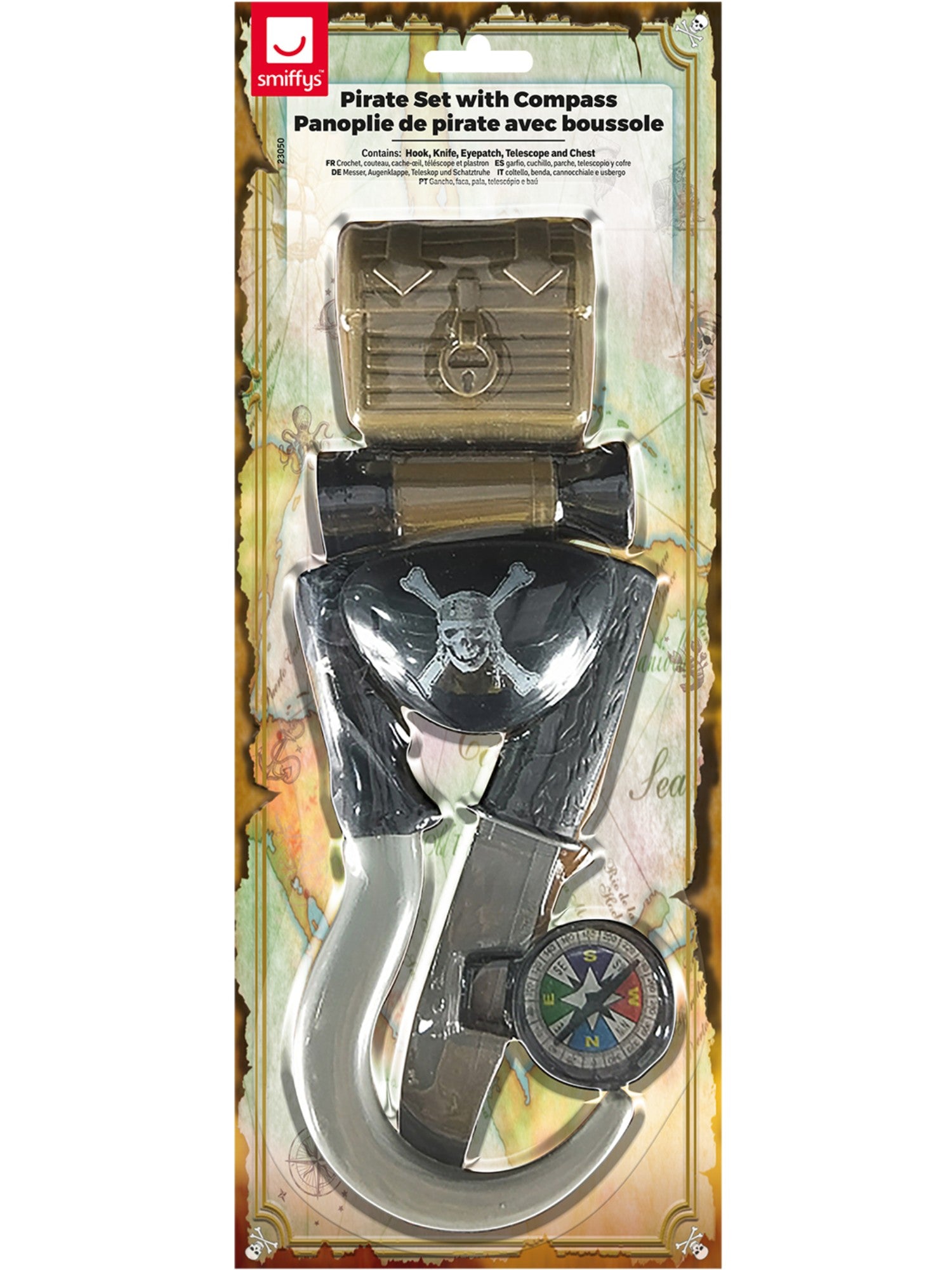 Pirate Set with Compass, Brown