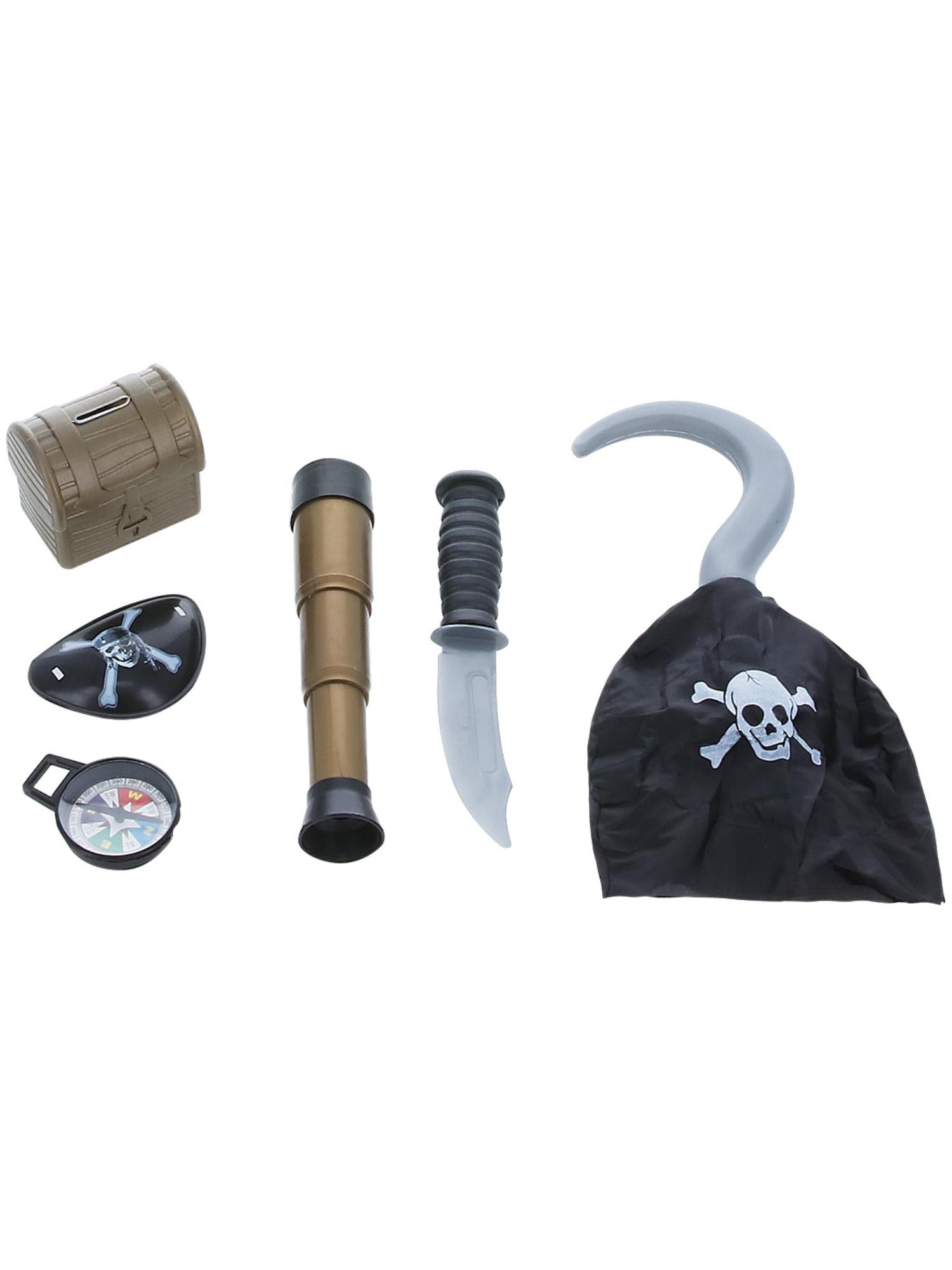 Pirate Set with Compass, Brown