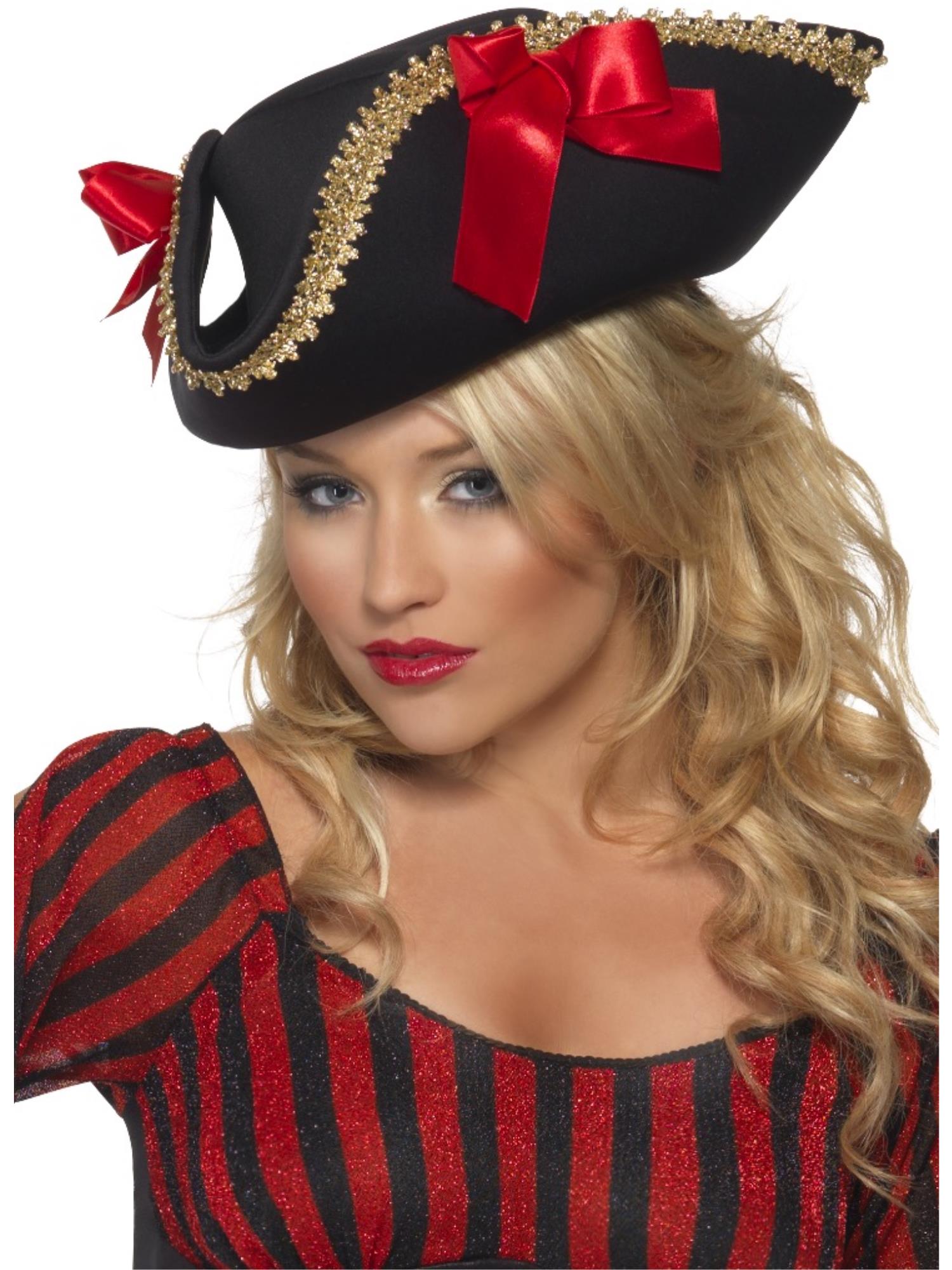 Fever Piratenhut, schwarz