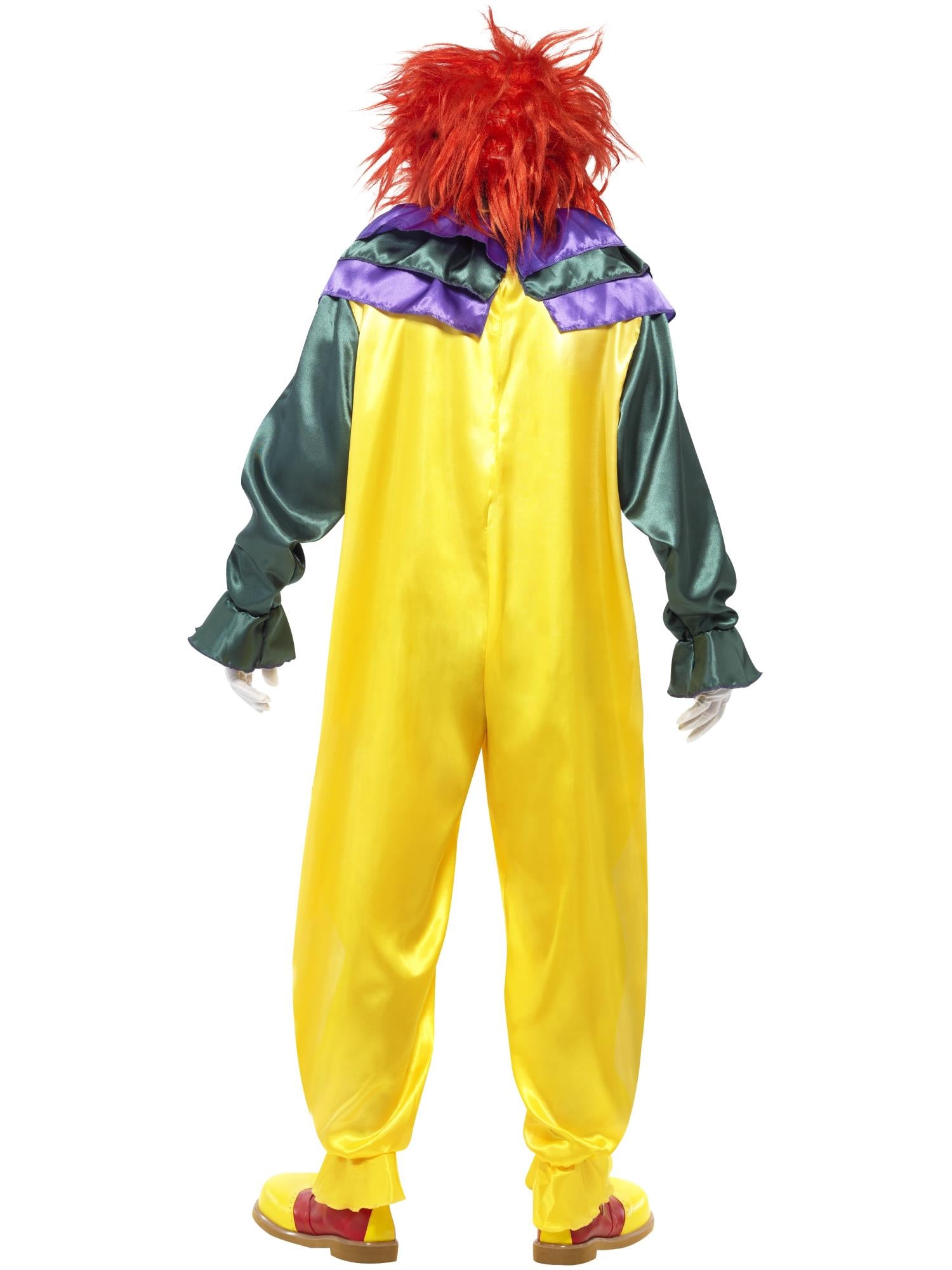 Classic Horror Clown Costume, Multi-Coloured