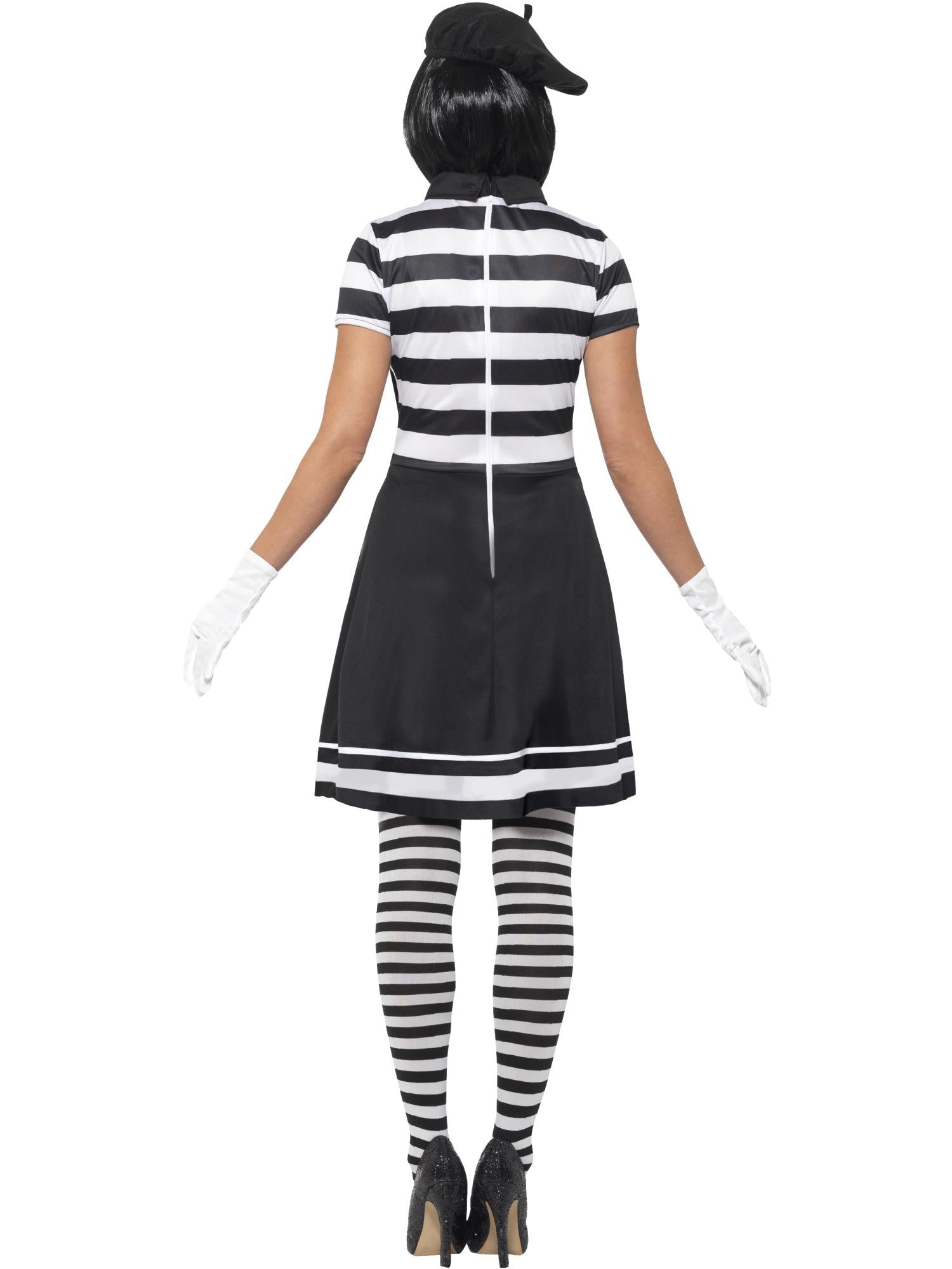 Lady Mime Artist Costume, Black