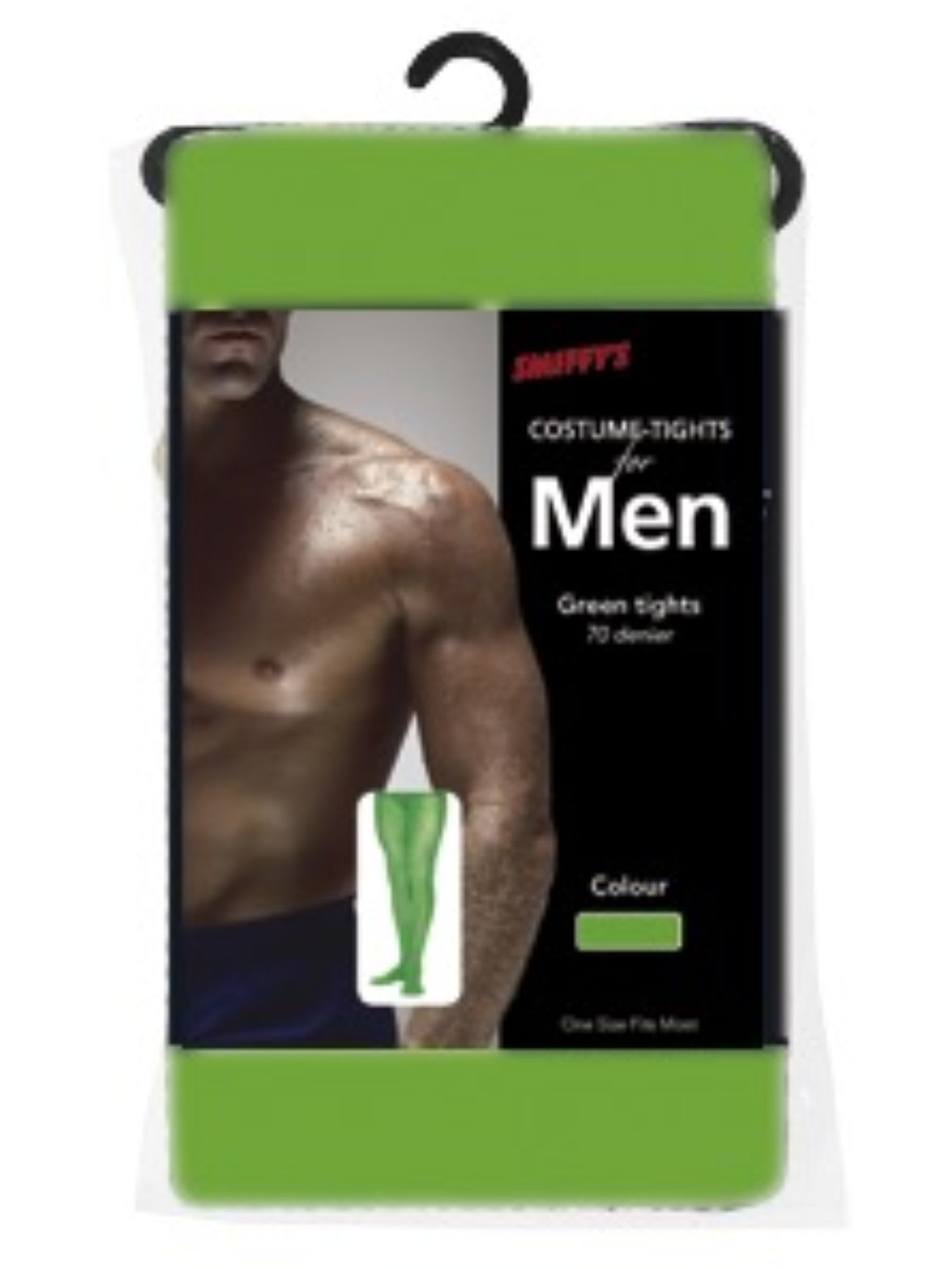 Strumpfhose, grün, Herren, grün
