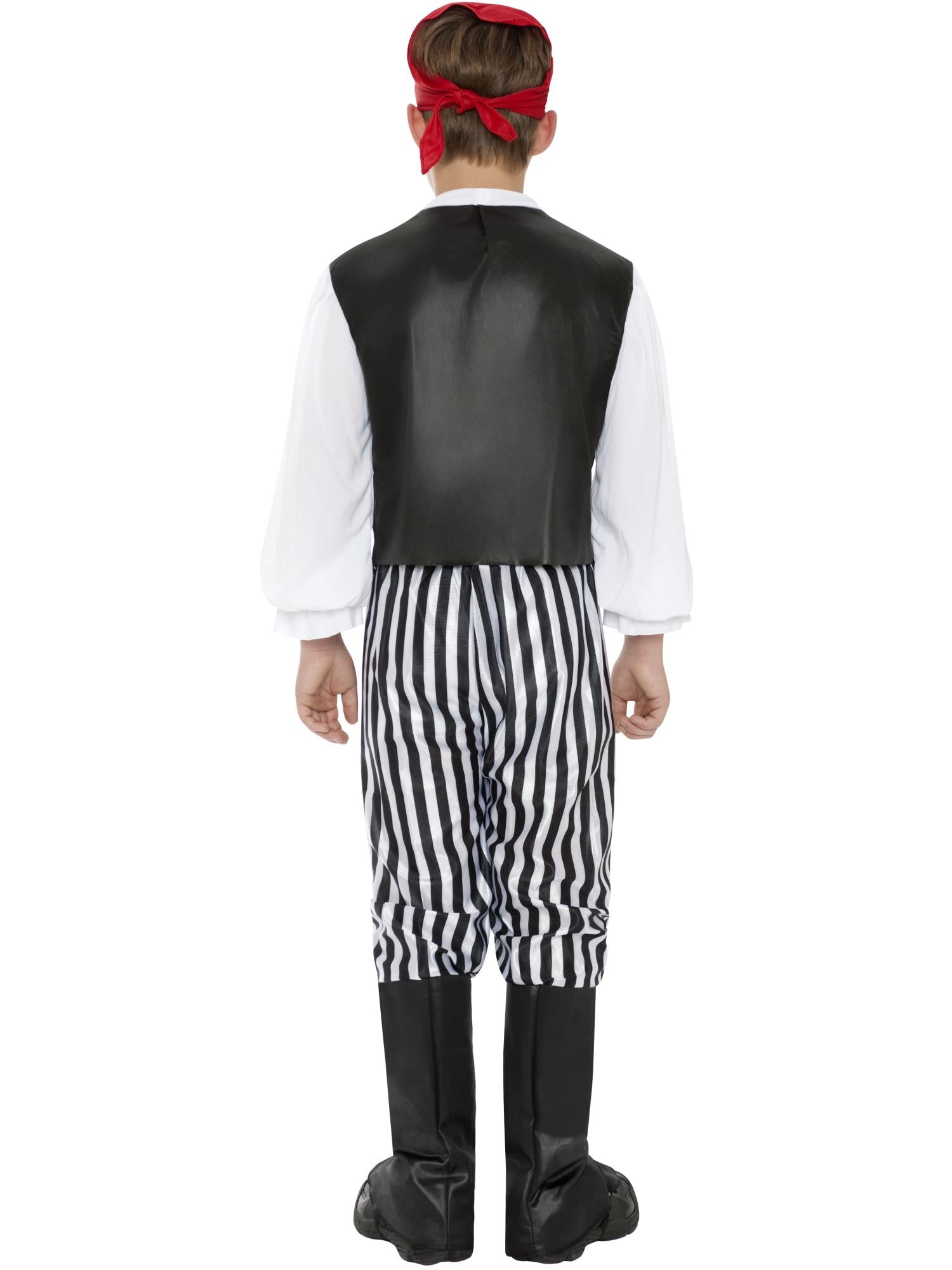 Pirate Costume, Black & White