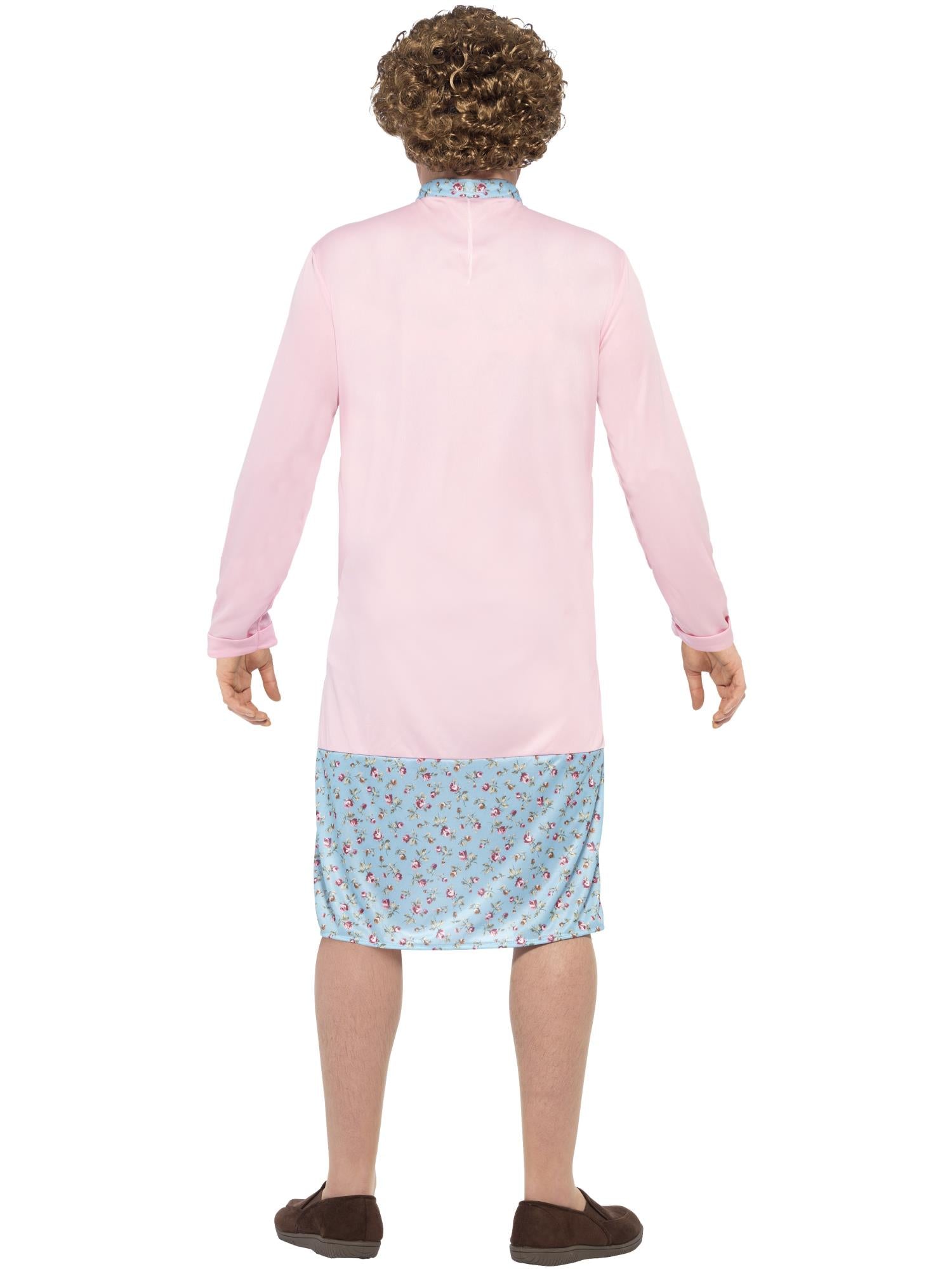Mevrouw Brown-kostuum met vulling, roze