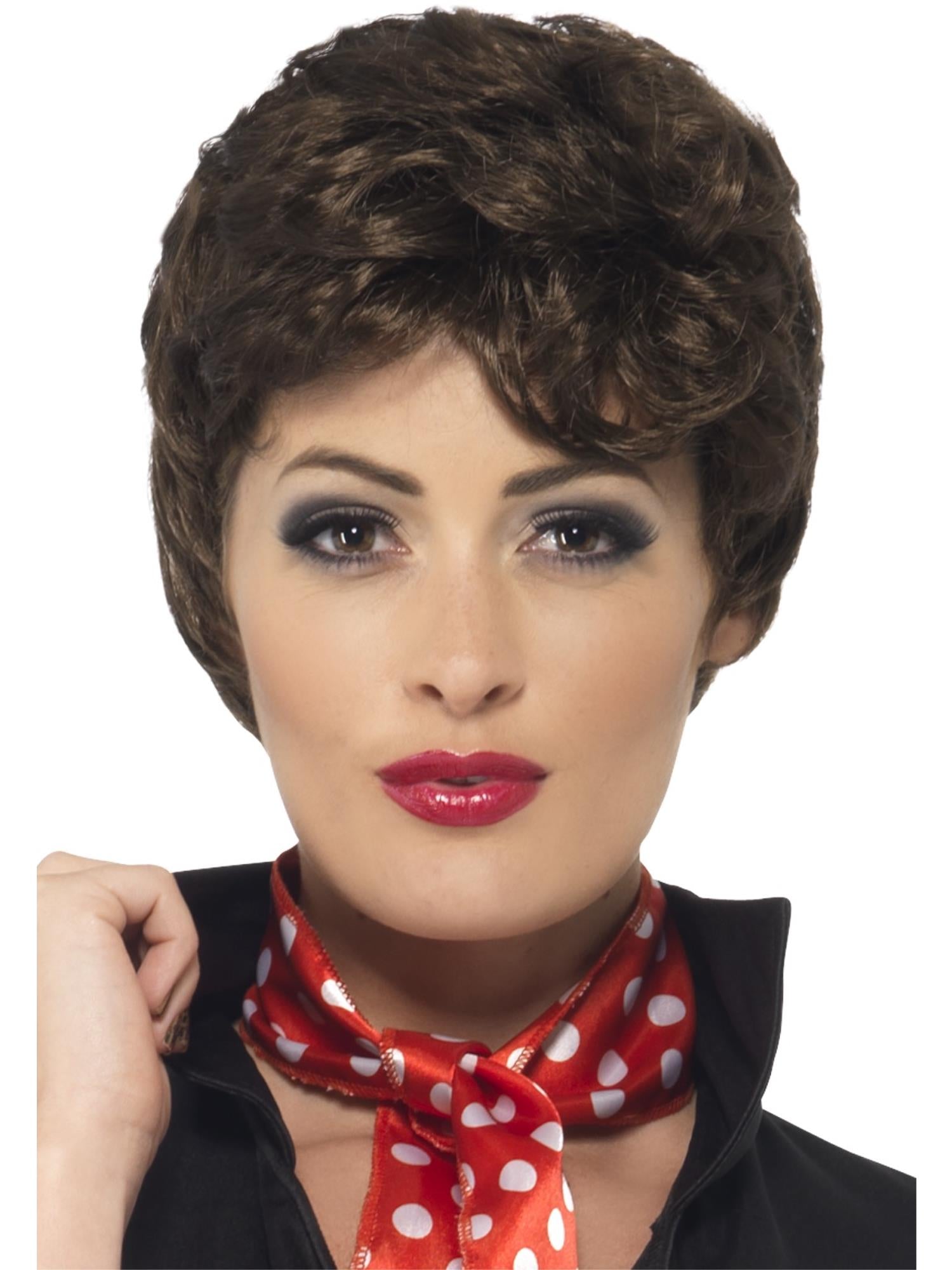 Grease Rizzo Wig, Brown