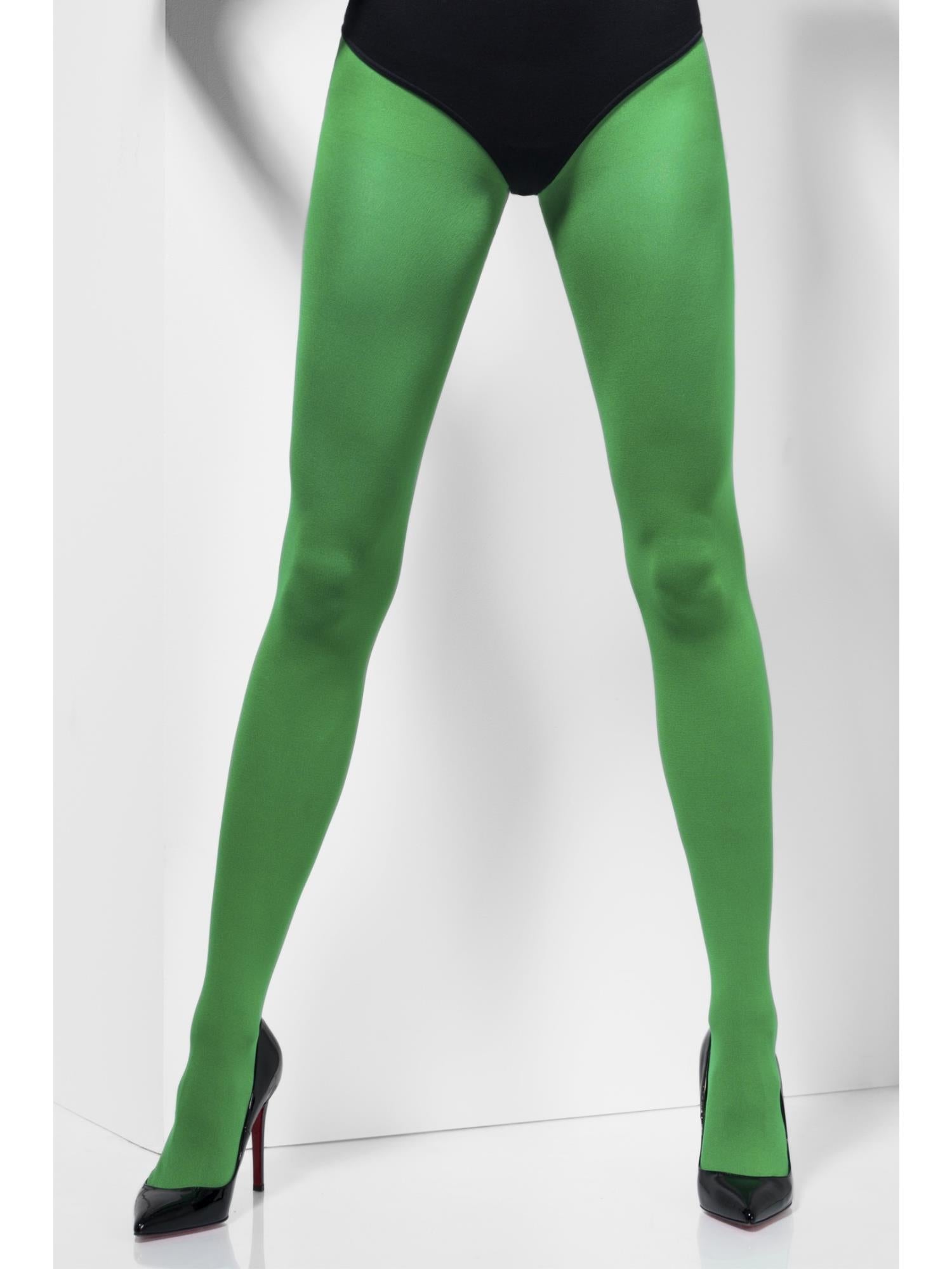 Blickdichte Strumpfhose, grün