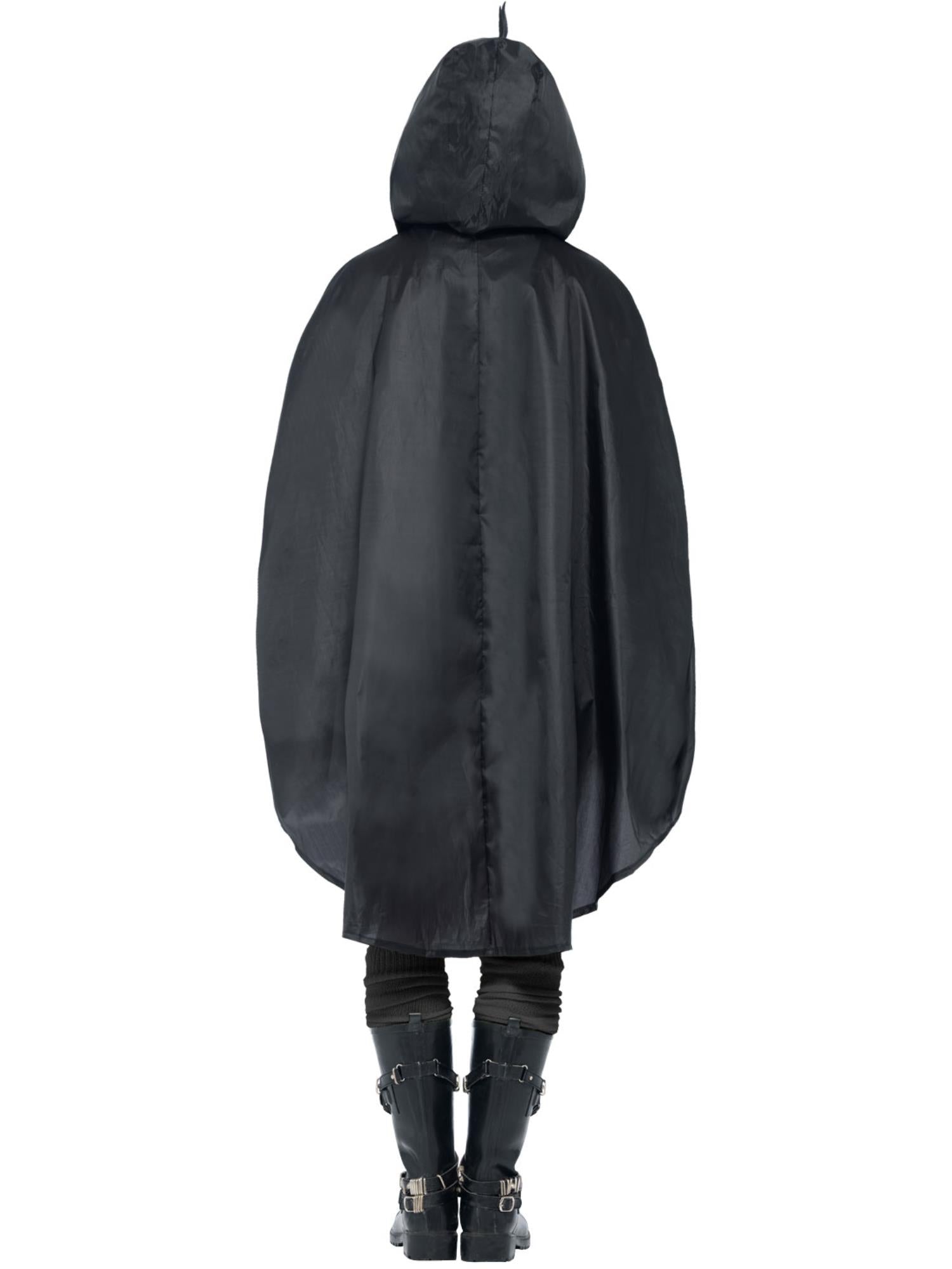 Pinguin-Party-Poncho, schwarz-weiß