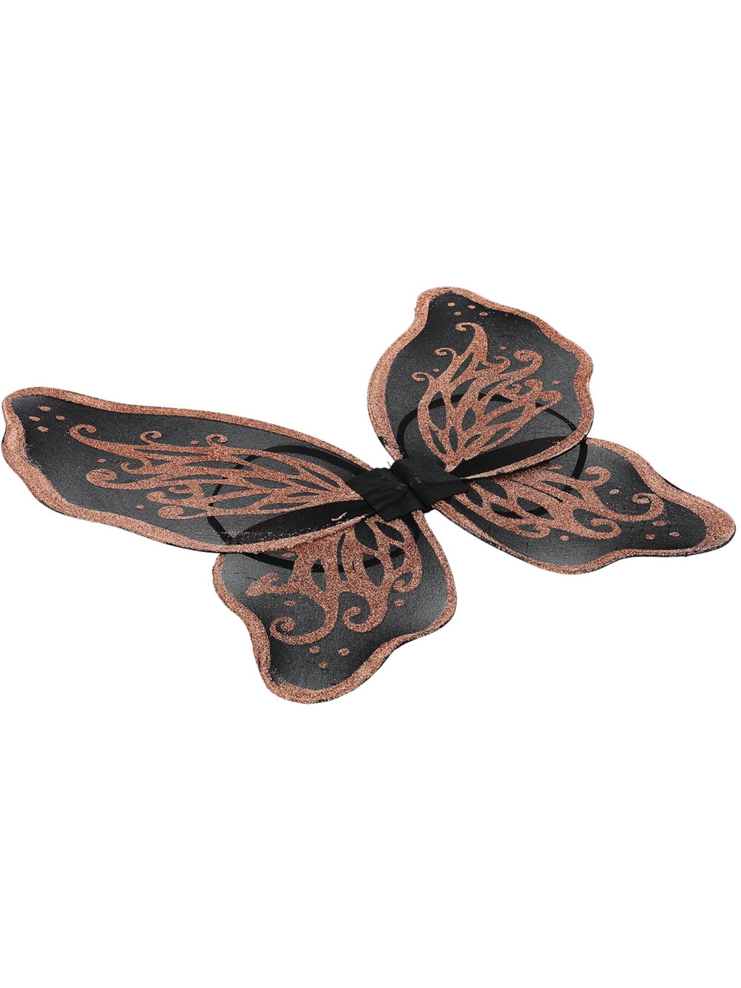 Dark Botanicals Schmetterlingsflügel, 43 cm/17 Zoll, Gold,