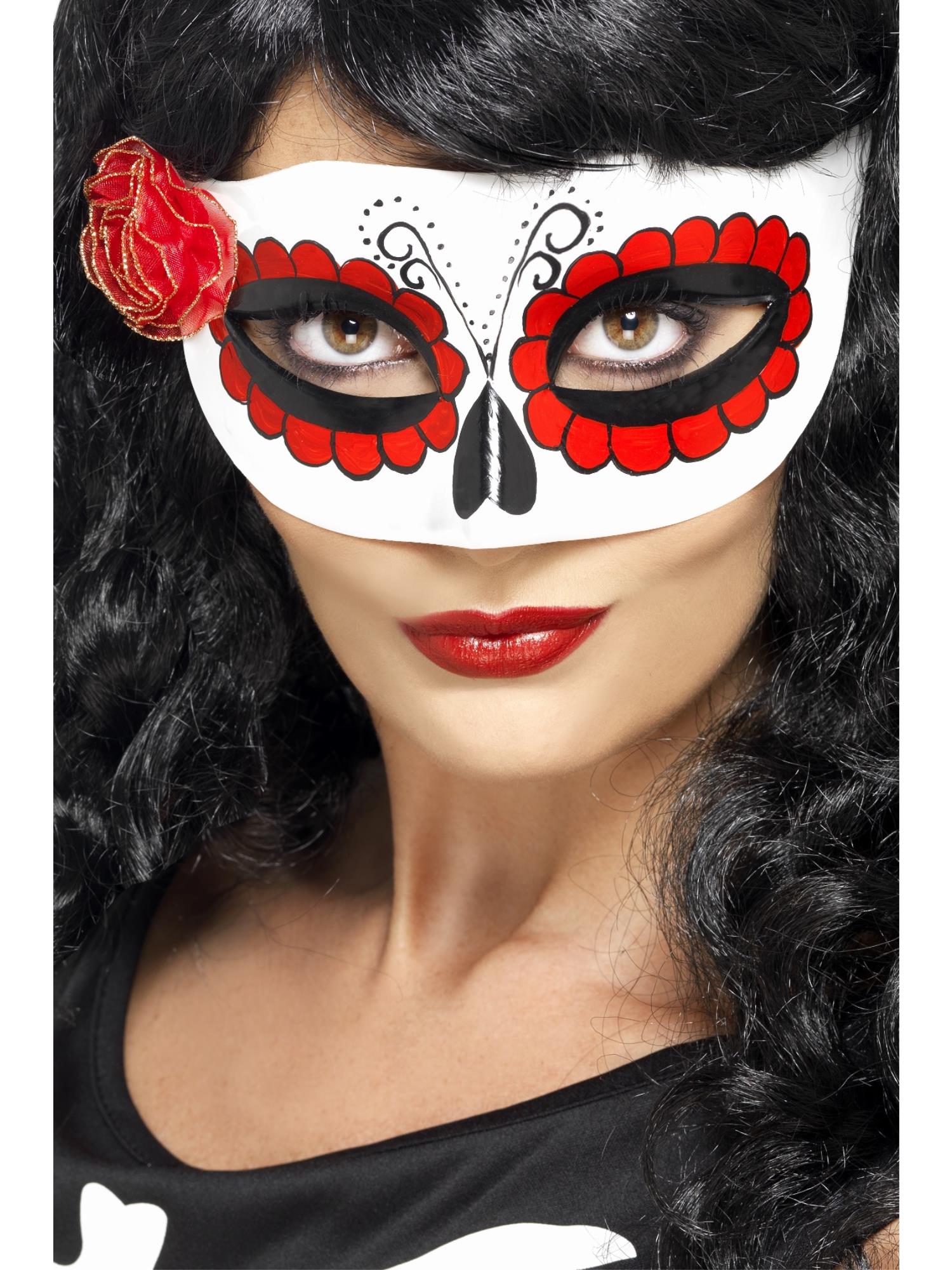 Mexicaans Day Of The Dead , wit en rood