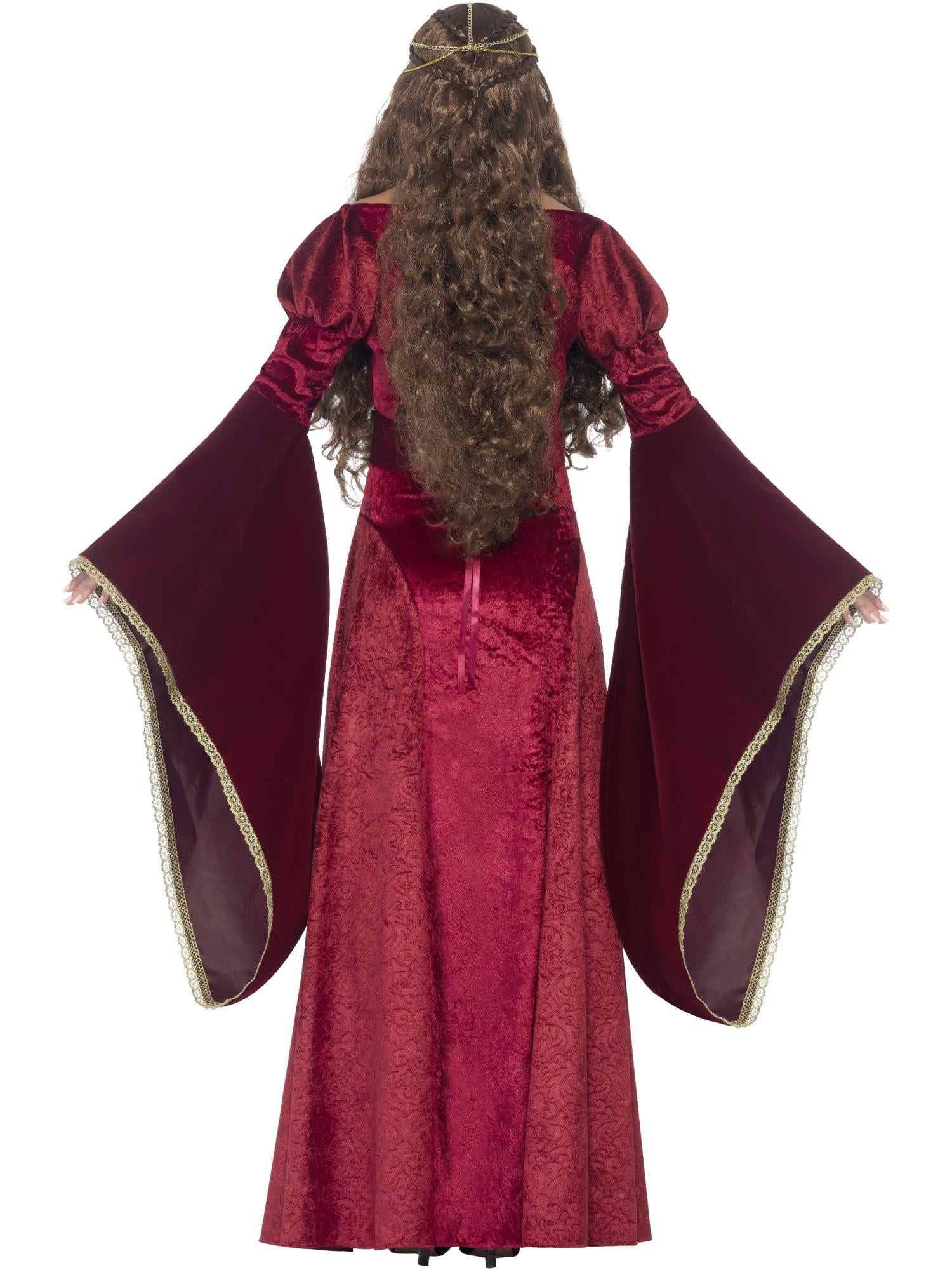 Deluxe Medieval Queen Costume, Red