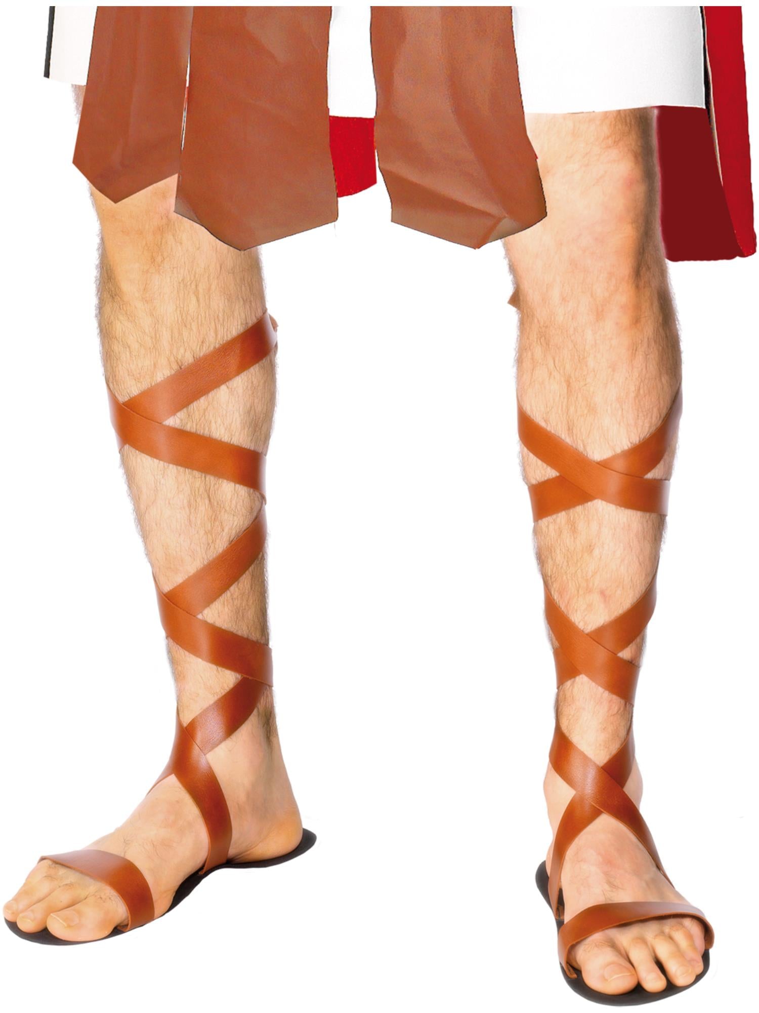 Römische Sandalen, braun