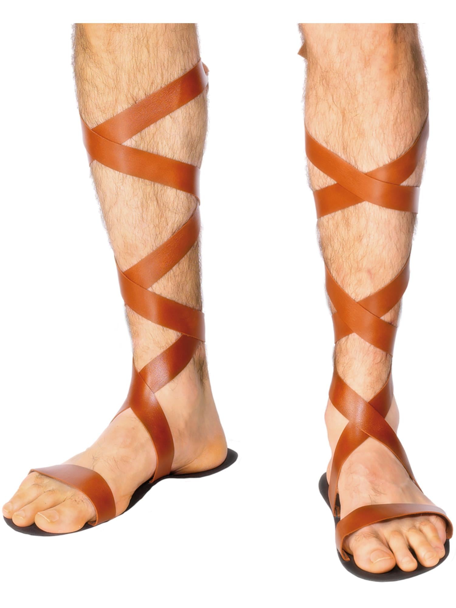 Römische Sandalen, braun