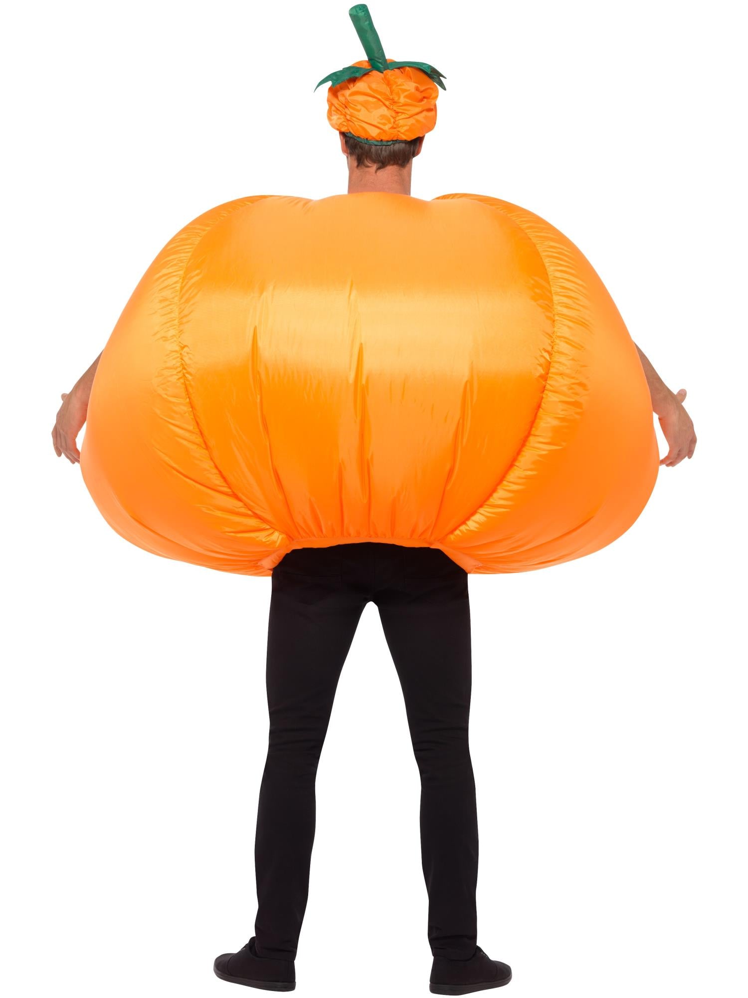 Aufblasbares Kürbis-Kostüm, orange