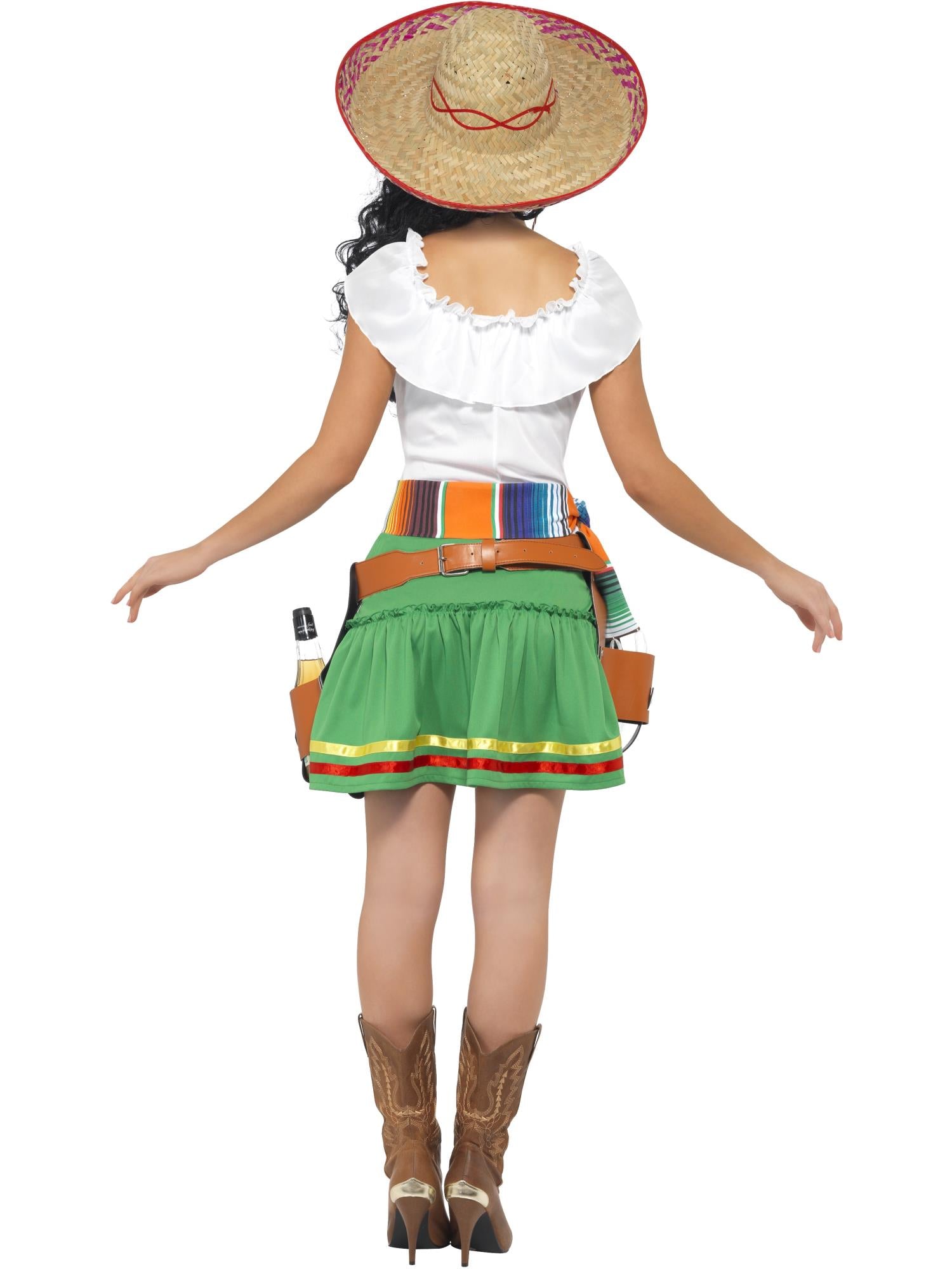 Tequila Shooter Girl Costume, Green