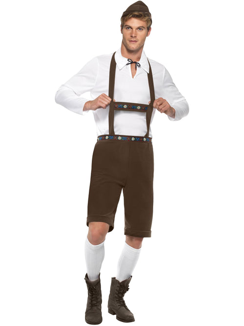 Bavarian Man Costume, Brown