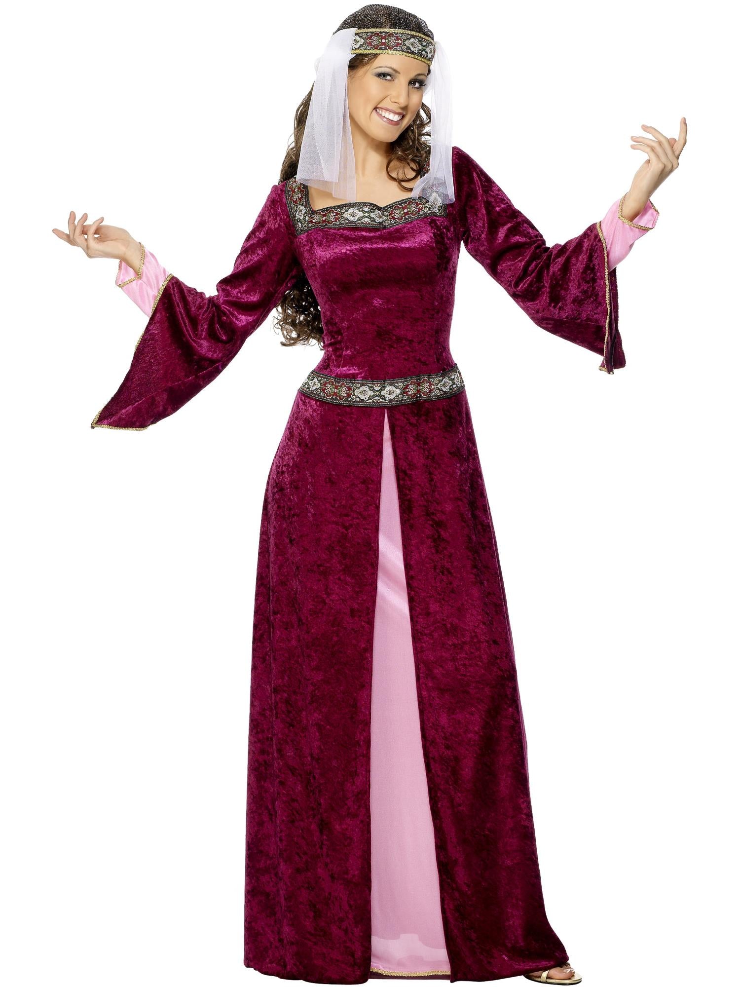 Maid Marion Costume, Burgundy