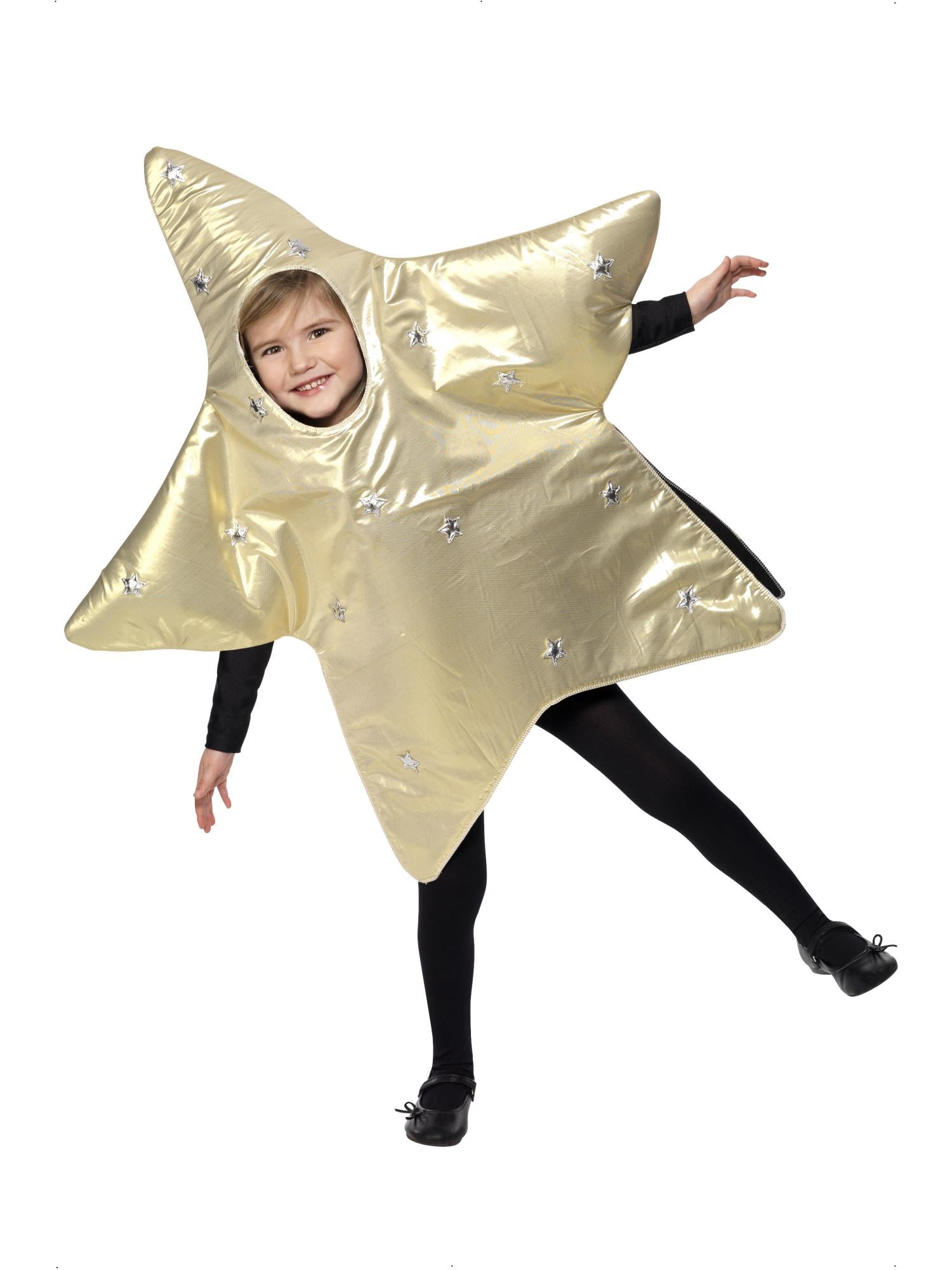Kerstster-kostuum, goud