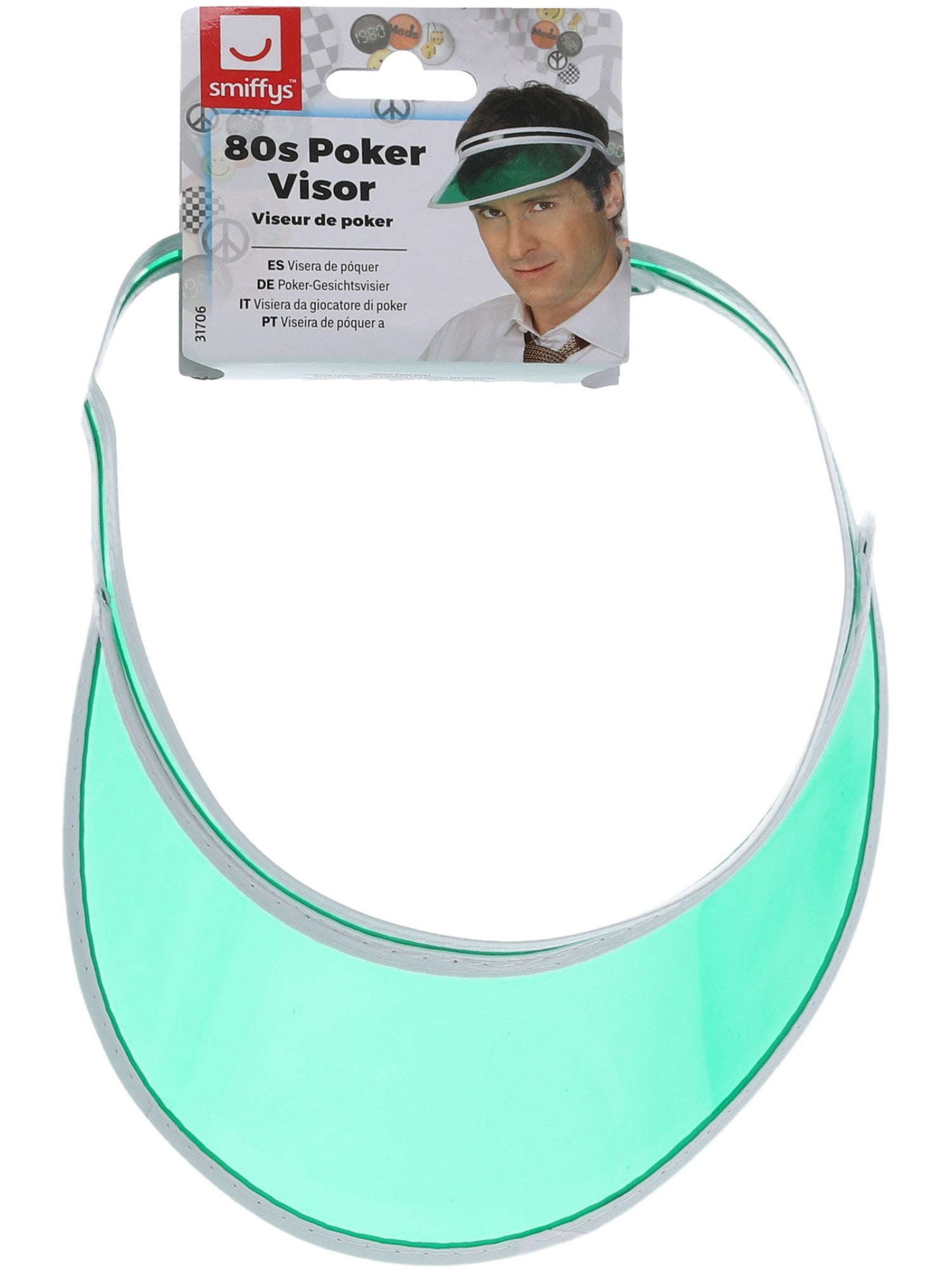 Poker-zonneklep, groen