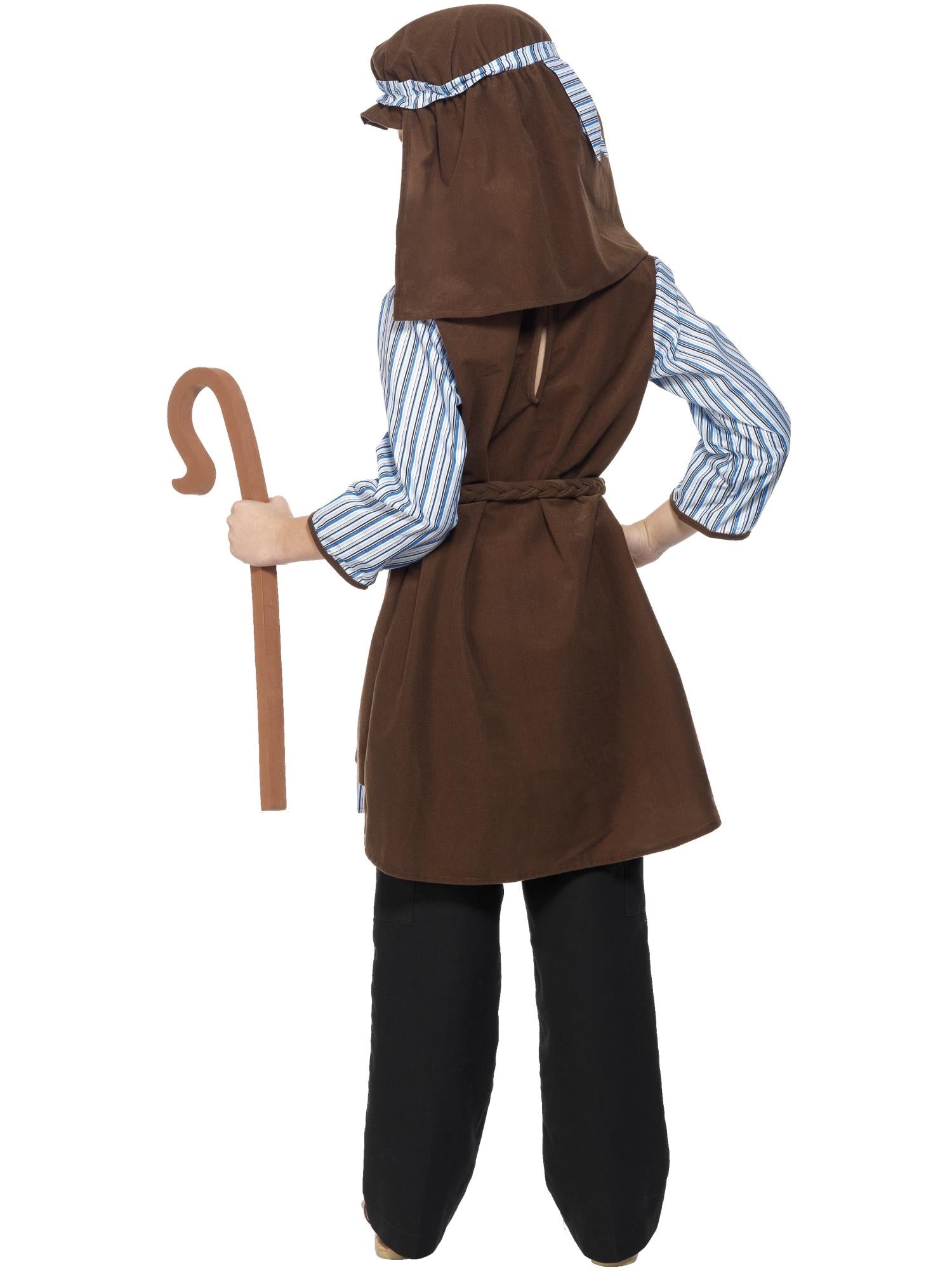 Shepherd Costume, Blue & Brown