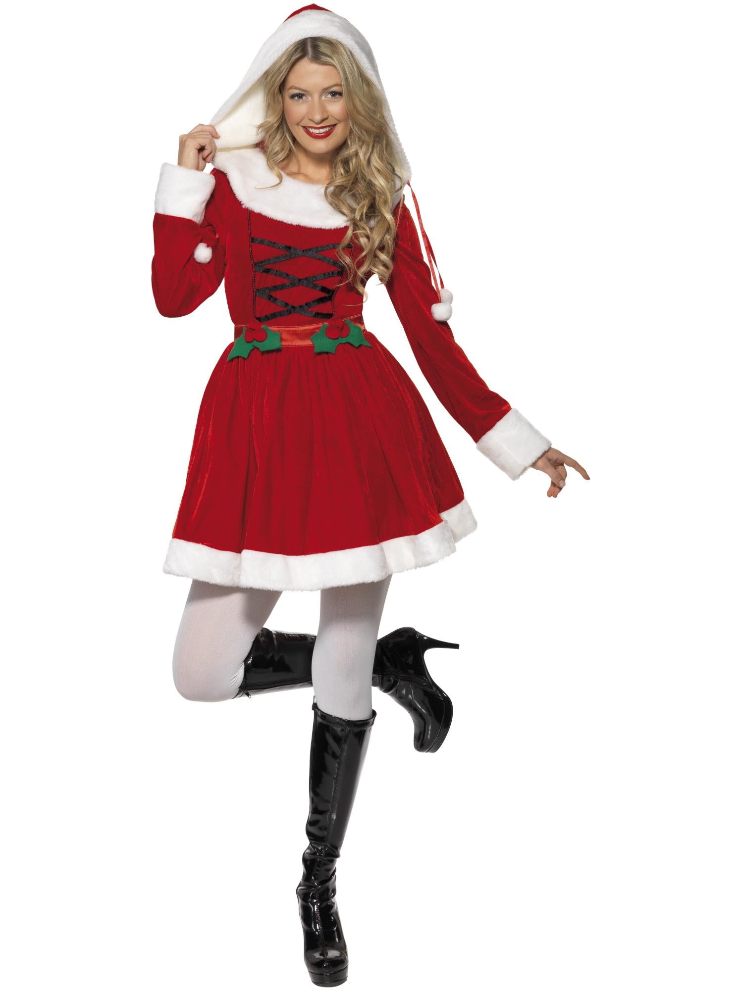 Miss Santa Costume, Red