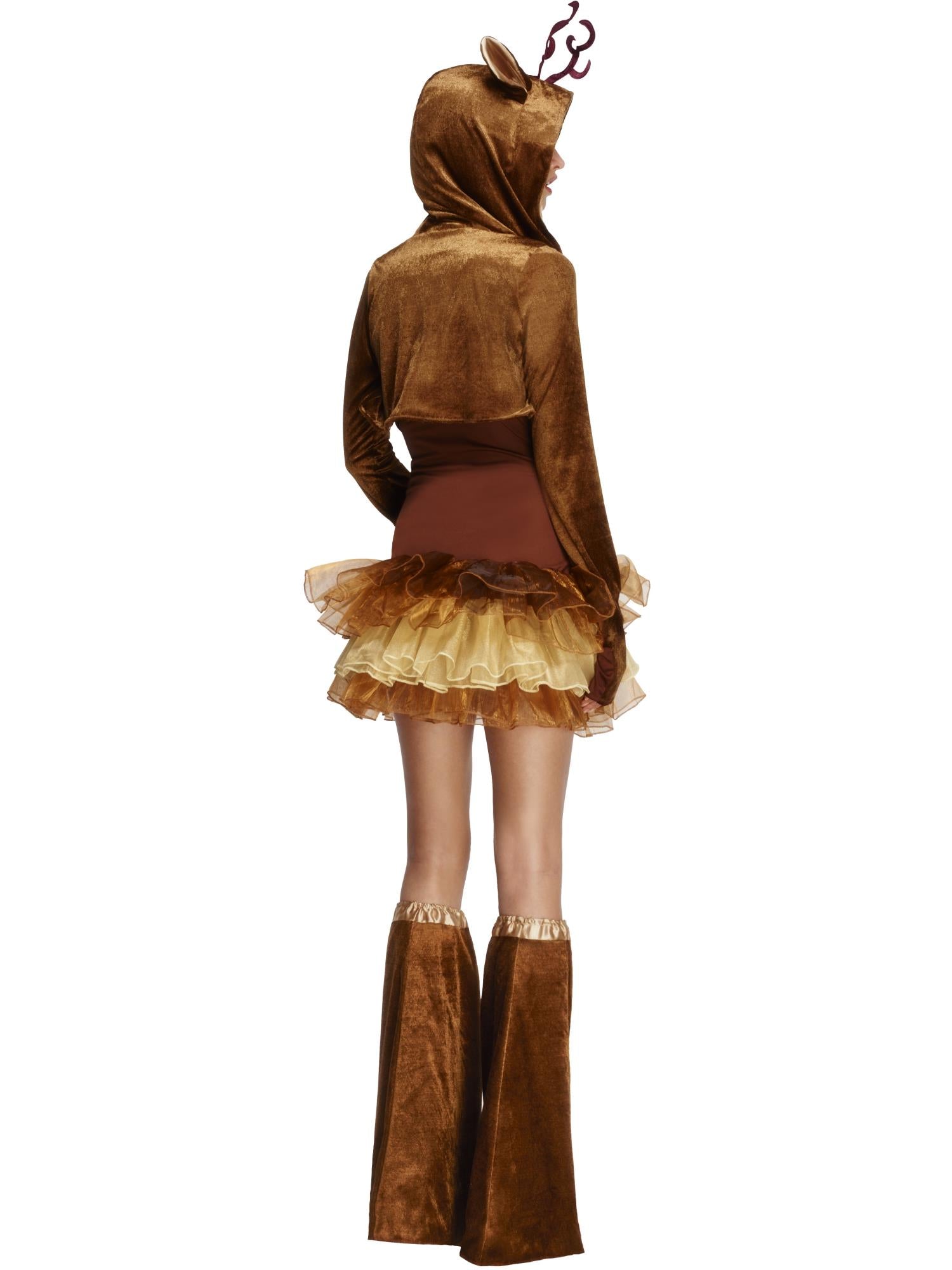 Fever Reindeer Costume, Tutu Dress, Brown