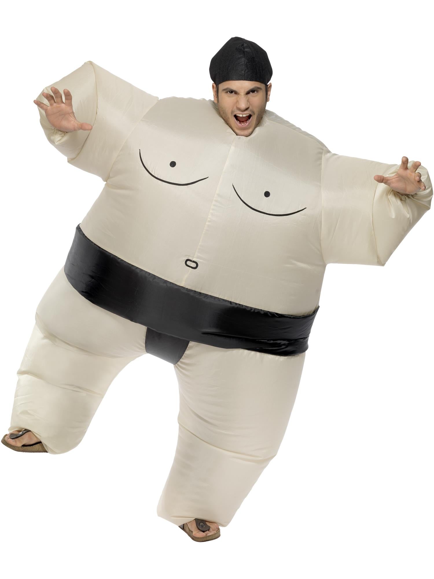 Sumo-Ringer-Kostüm, weiß