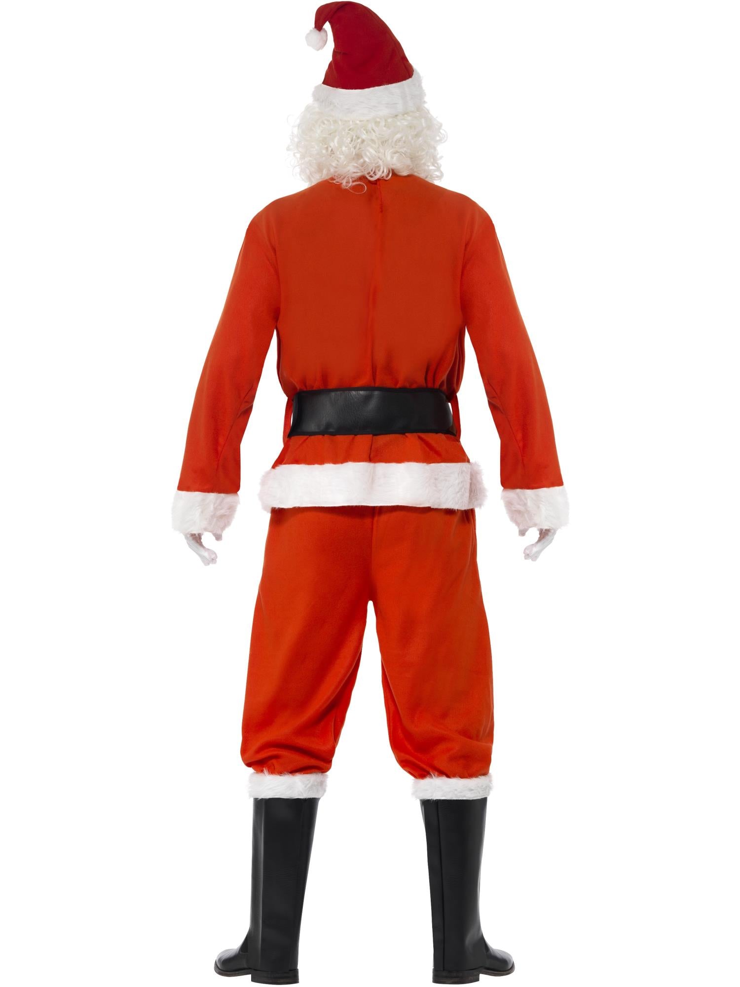 Luxus-Weihnachtsmannkostüm, rot