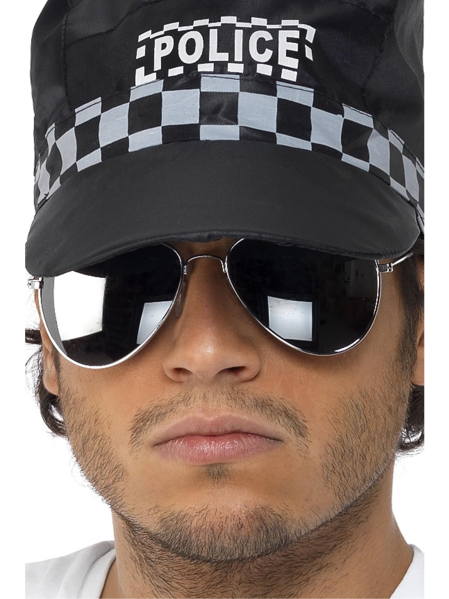 Aviator Specs, Silver Mirror, Silver & Black