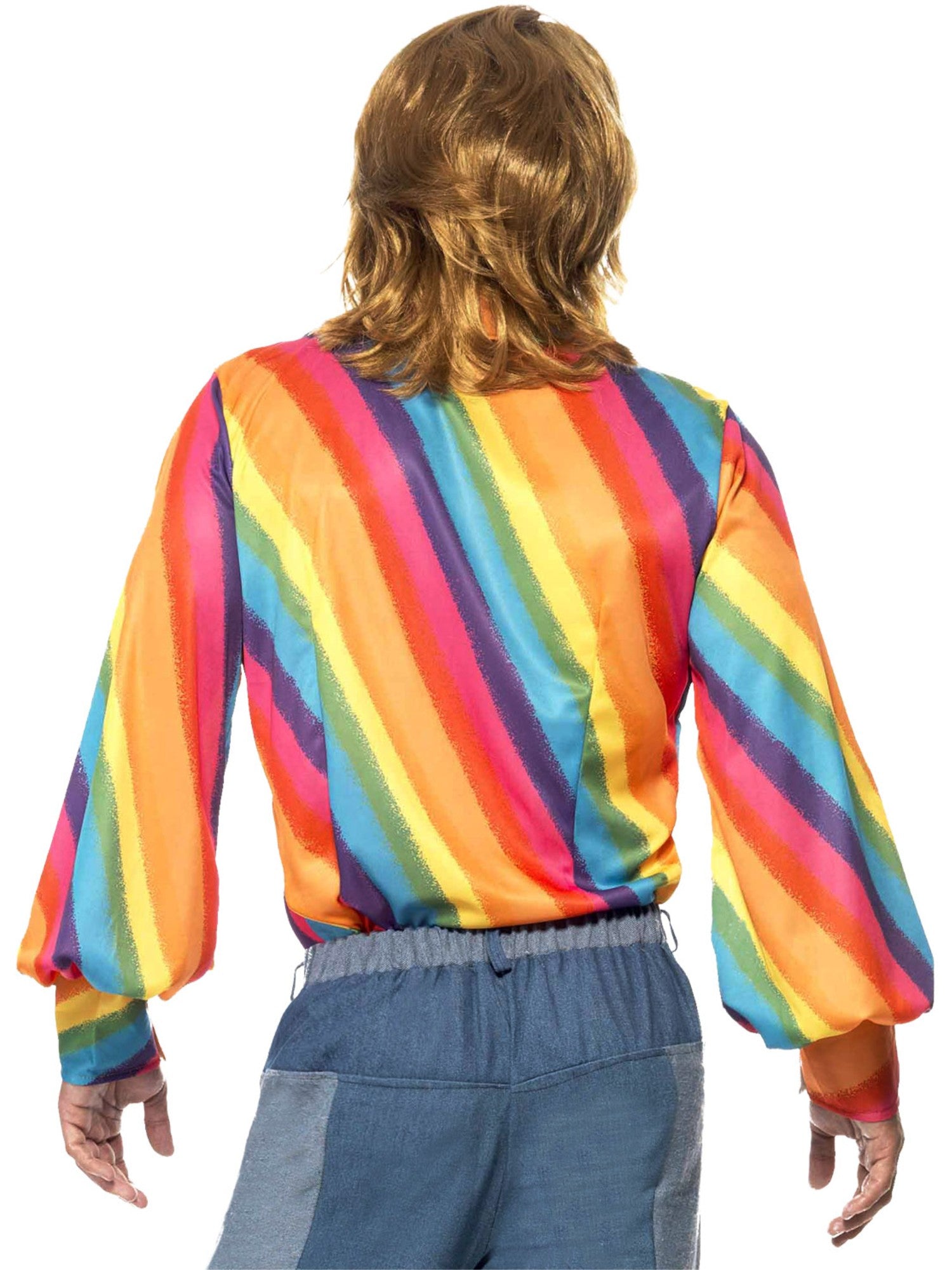 70er-Jahre-Farbhemd, Regenbogen