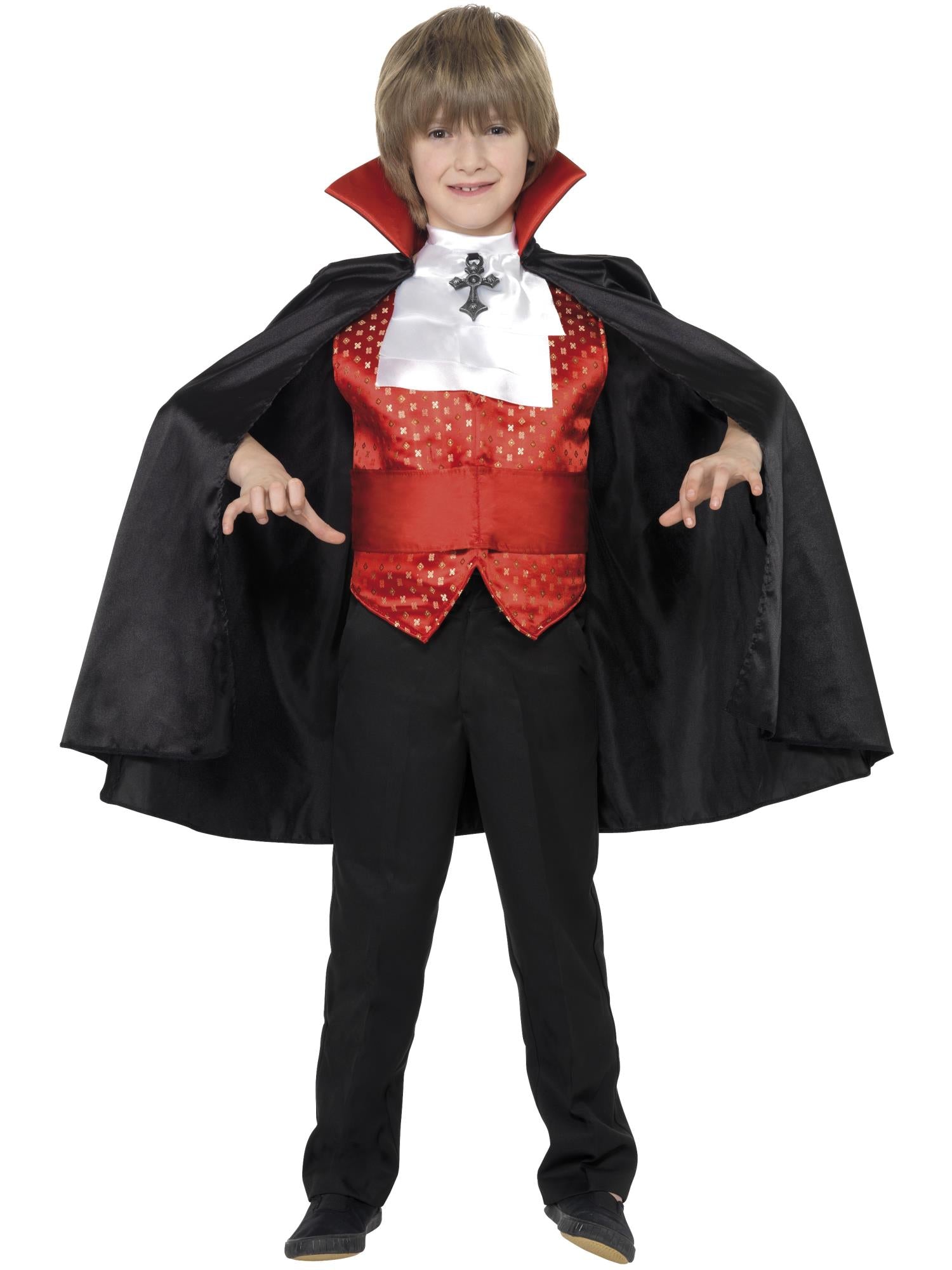 Dracula Boy Costume, Black