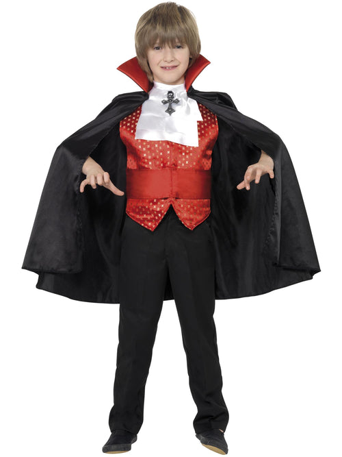 Dracula Boy Costume, Black